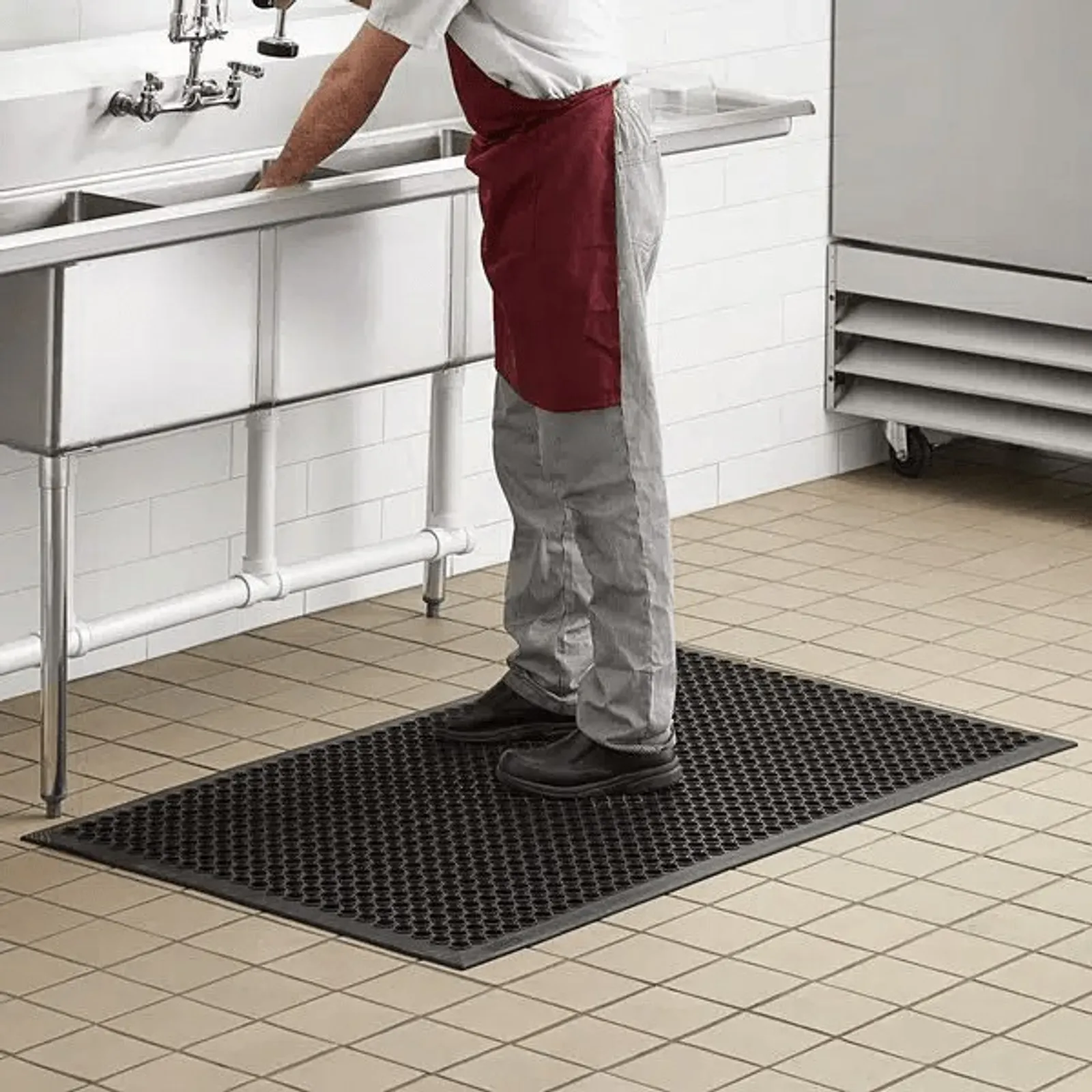 KH Classik Chef 16141 Rubber Anti-Fatigue Floor Mat