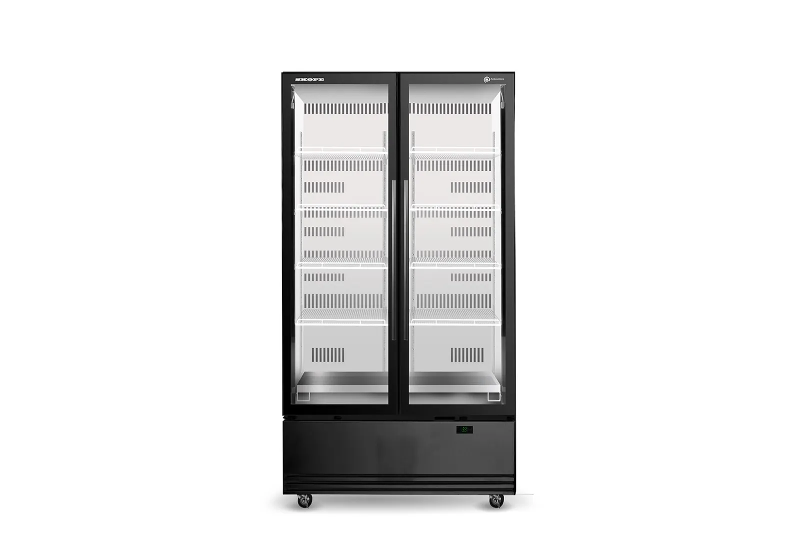 SKOPE SKB900N-A SKB ACTIVECORE Bottom Mount Two Door Display Fridge