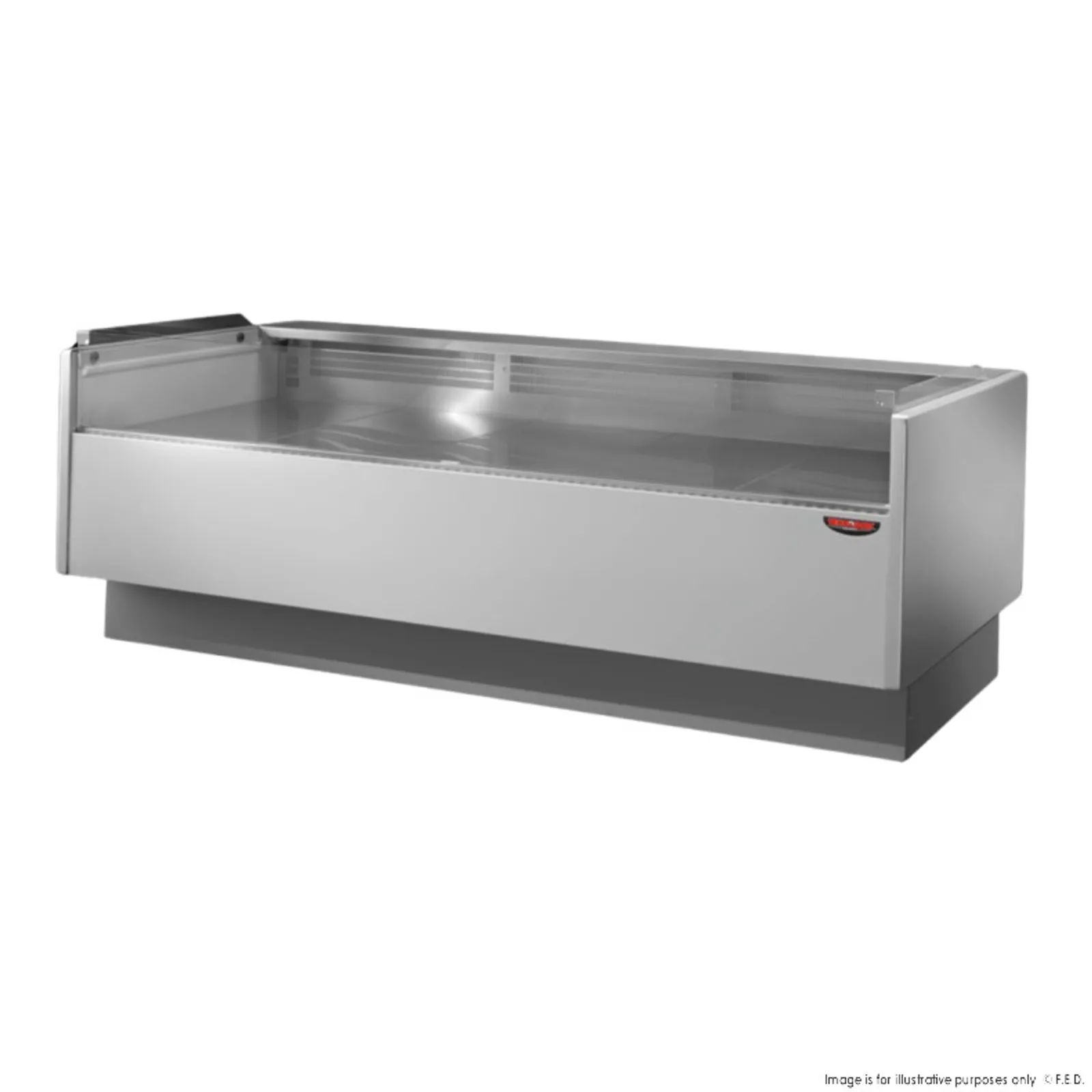 Tecnodom TDMR-0820SELF - Serie MR80 Black 2000mm Self-serving Deli Display