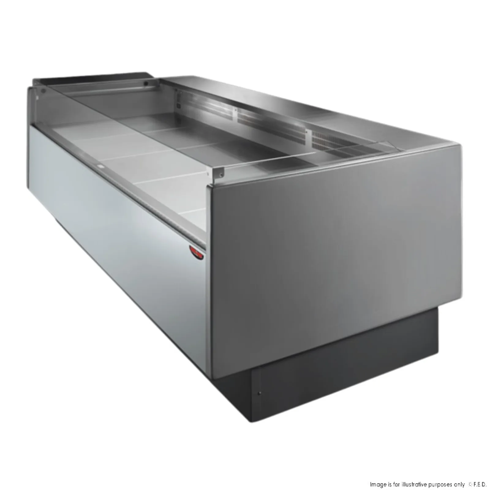 Tecnodom TDMR-0825SELF - Serie MR80 Black 2480mm Self-serving Deli Display