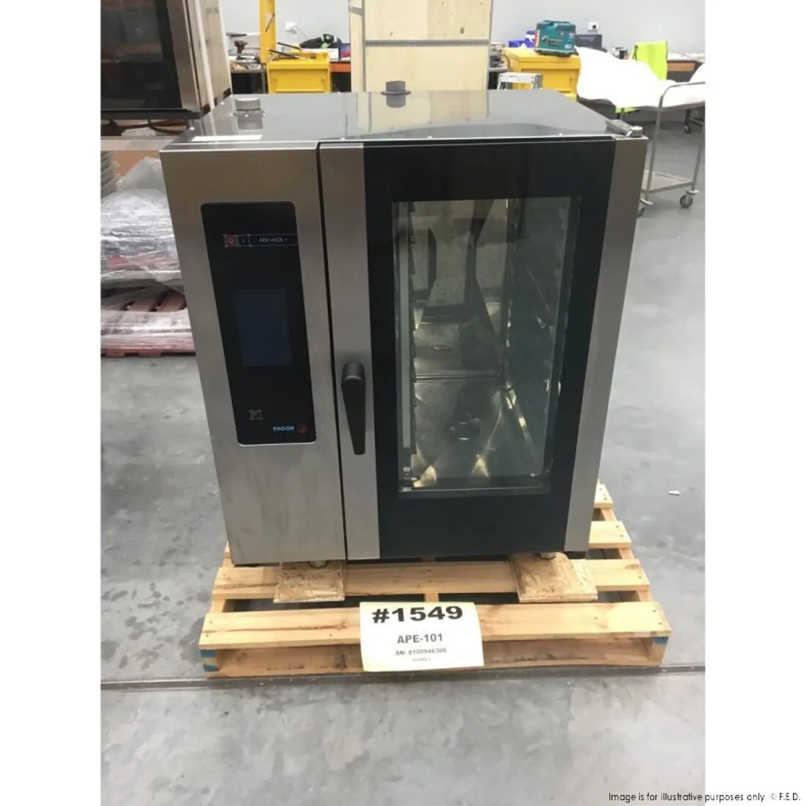 Fagor APE-101-NSW1549 2NDs - Advanced Plus Electric 10 Trays Combi Oven