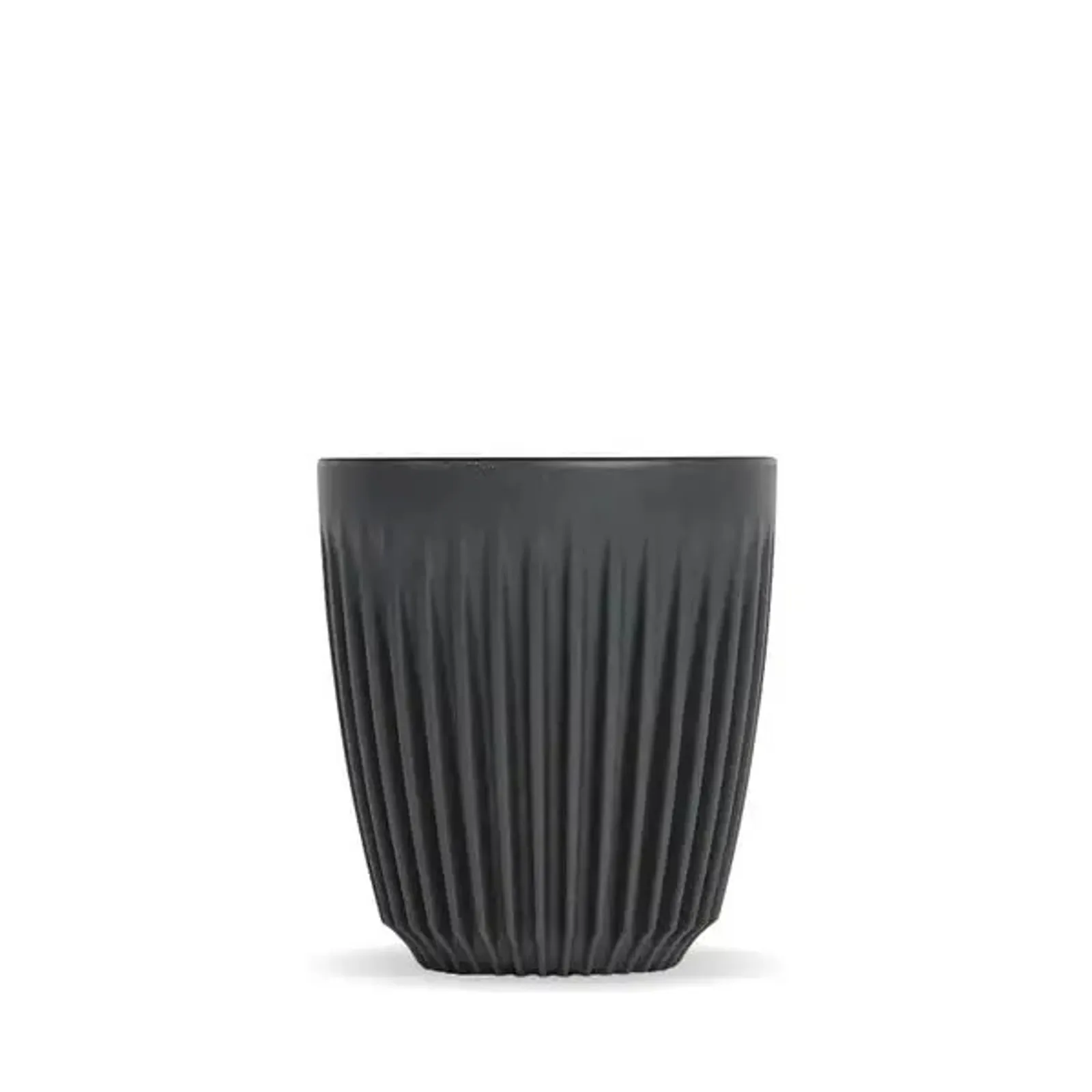 Biopak HC08CB48-E - 8oz Charcoal HuskeeCup Bulk 48-Pack