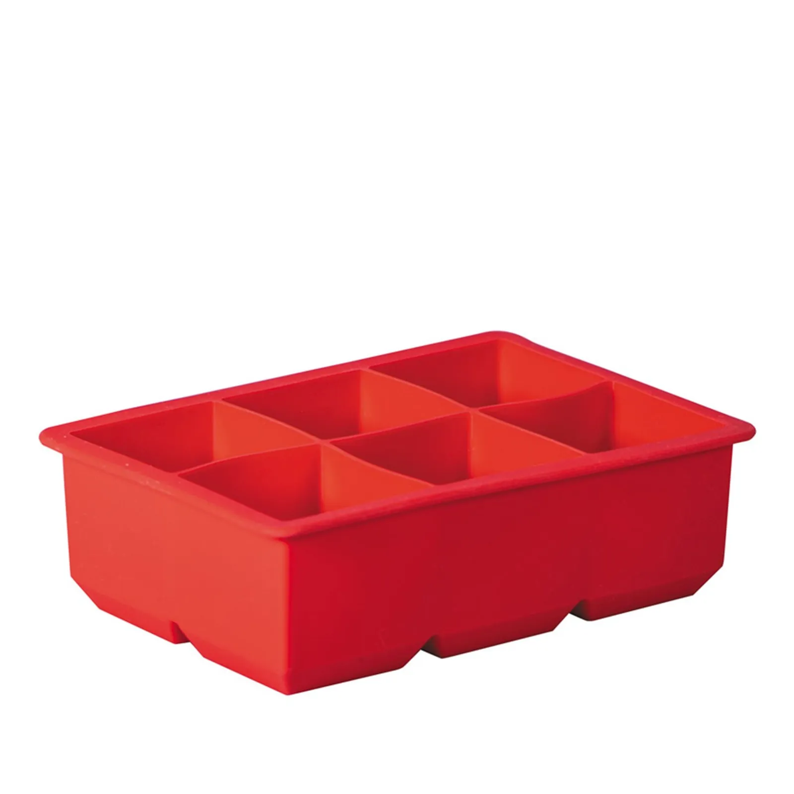 Avanti 12095 - 6 Cup King Silicone Ice Cube Tray - Red