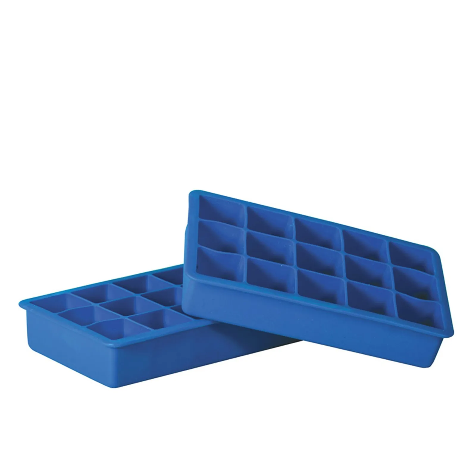 Avanti 12097 - 15 Cup Square Ice Cube Tray, Blue - Set of 2