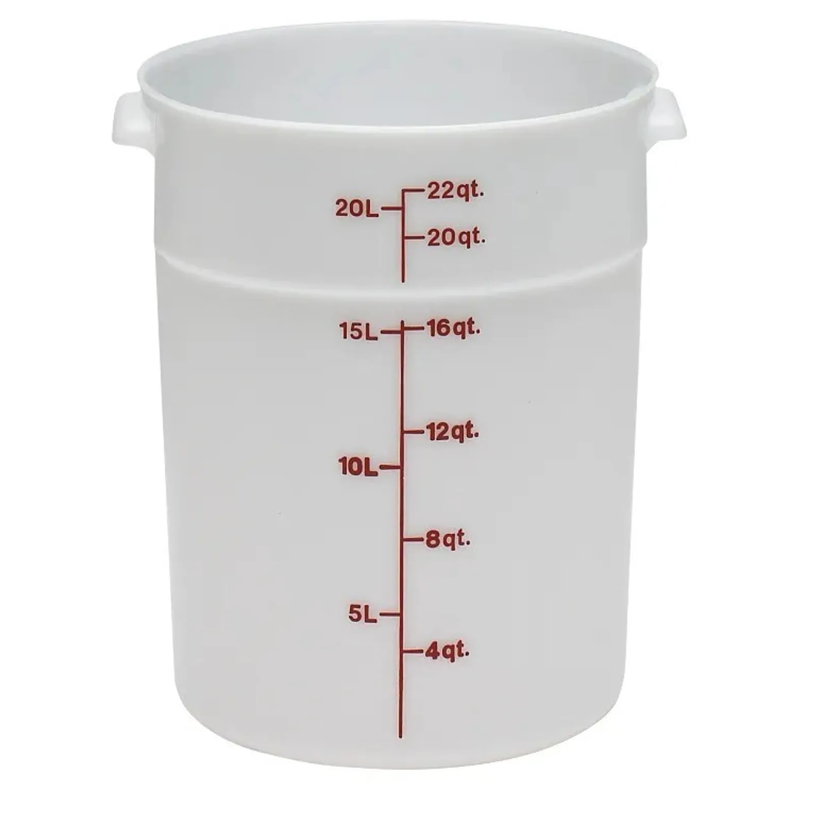 Cambro RFS22148 - Polyethylene Round Container 20.8L (Pack of 6)