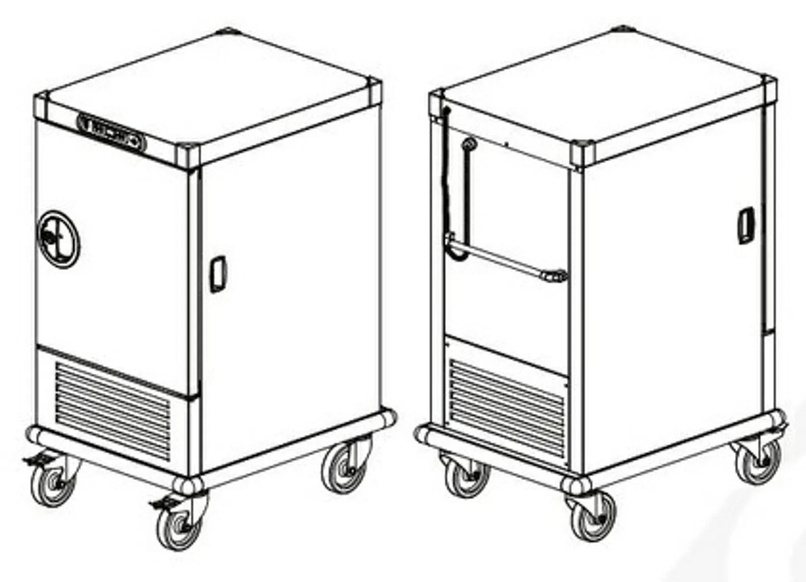 Tournus 507295 - Mobile Cold Box 10 x GN 2/1