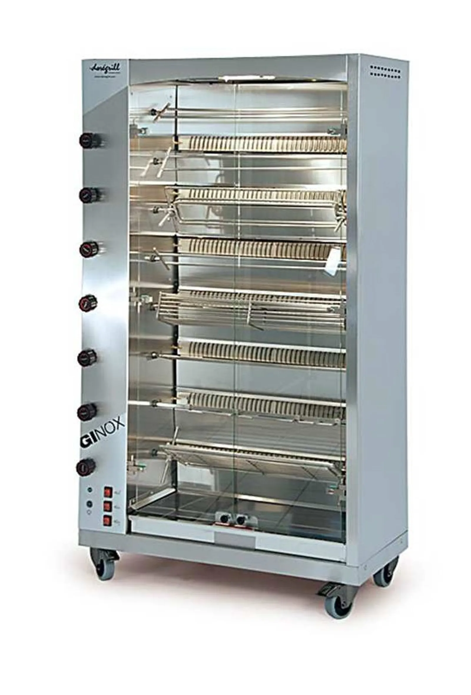 Doregrill GI8-G - Ginox 8 Stainless Steel Gas Rotisserie 8 Spits