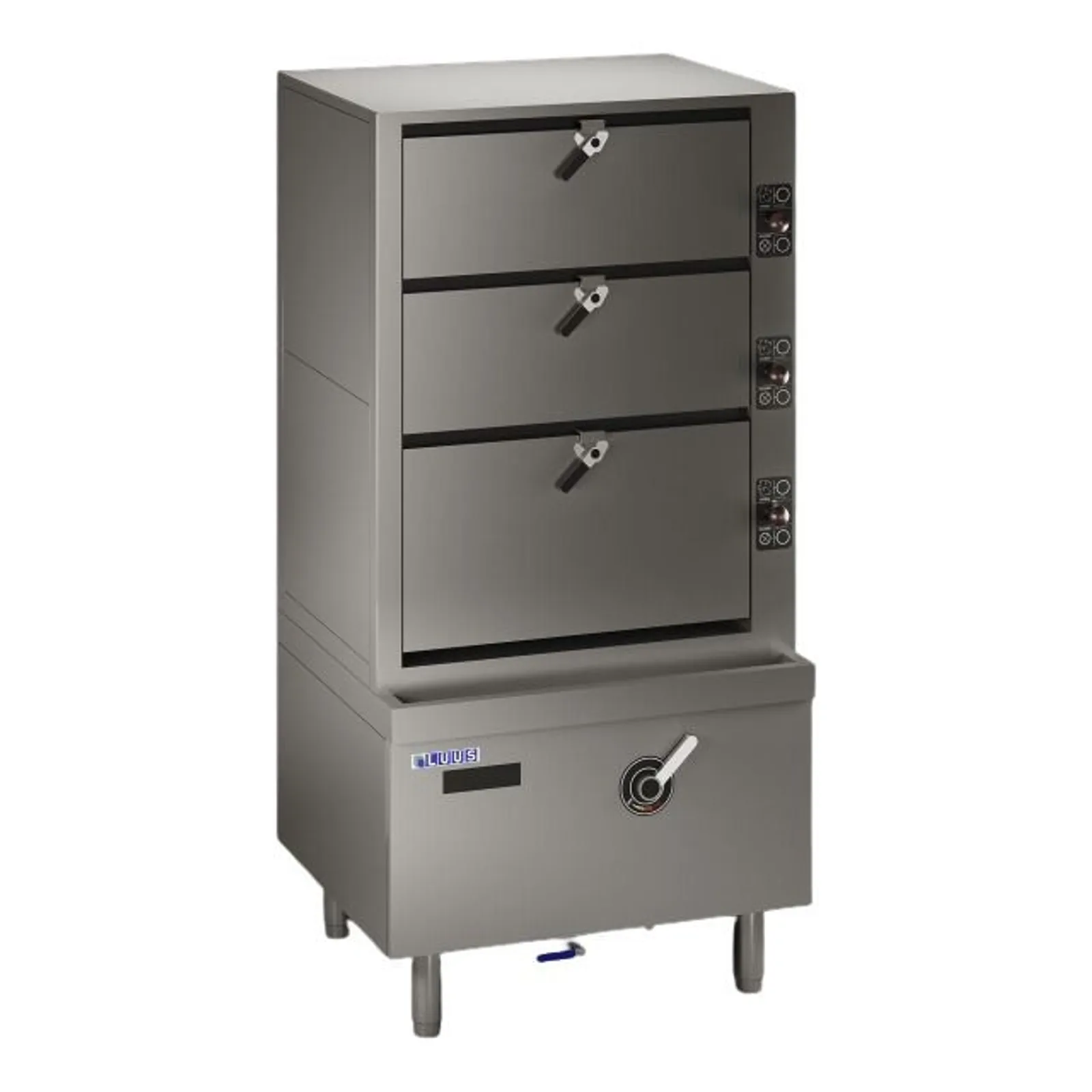 LUUS ESC-90 - 3 Deck Induction Steam Cabinet