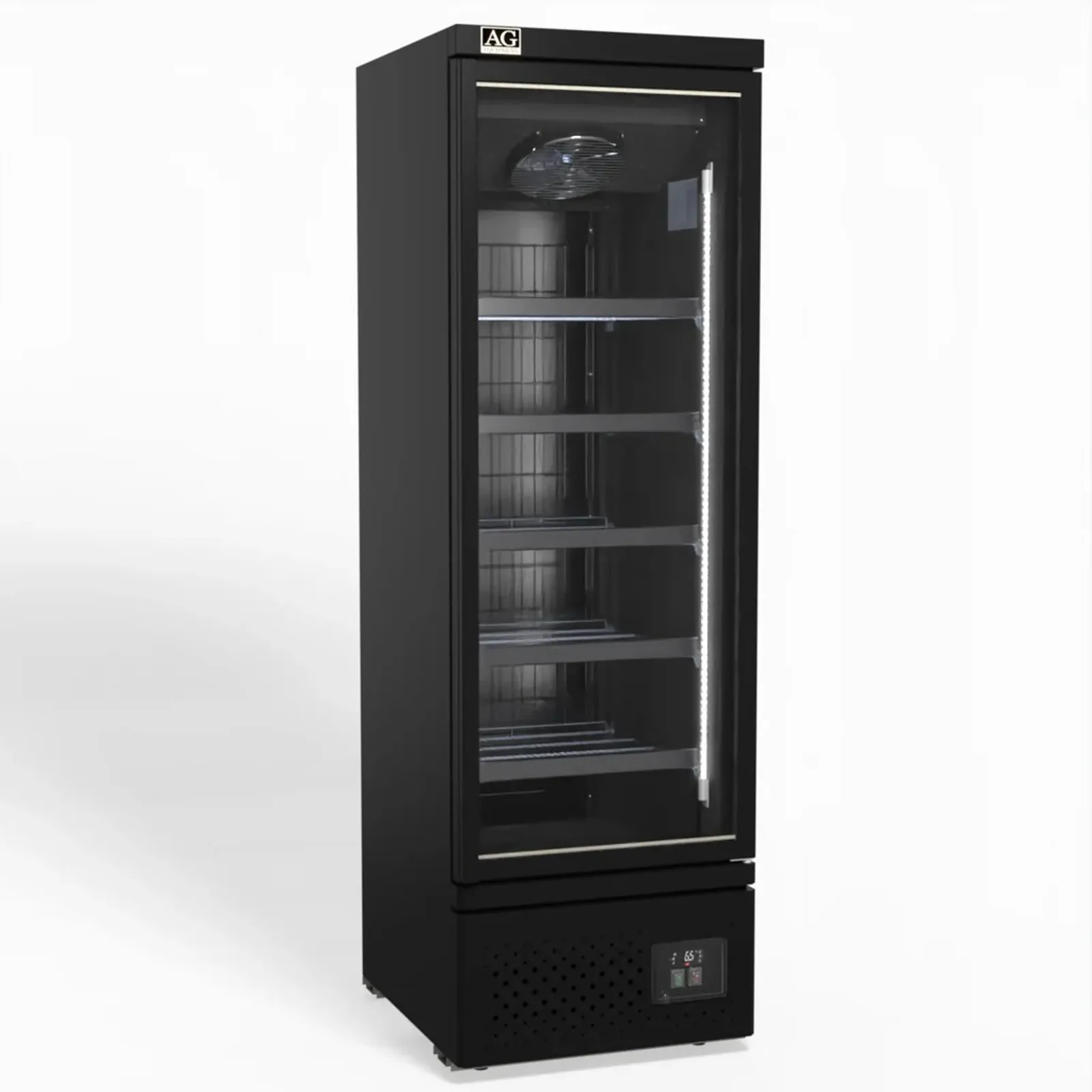 AG Equipment CSB450 - 450L Supermarket Single Upright Display Fridge