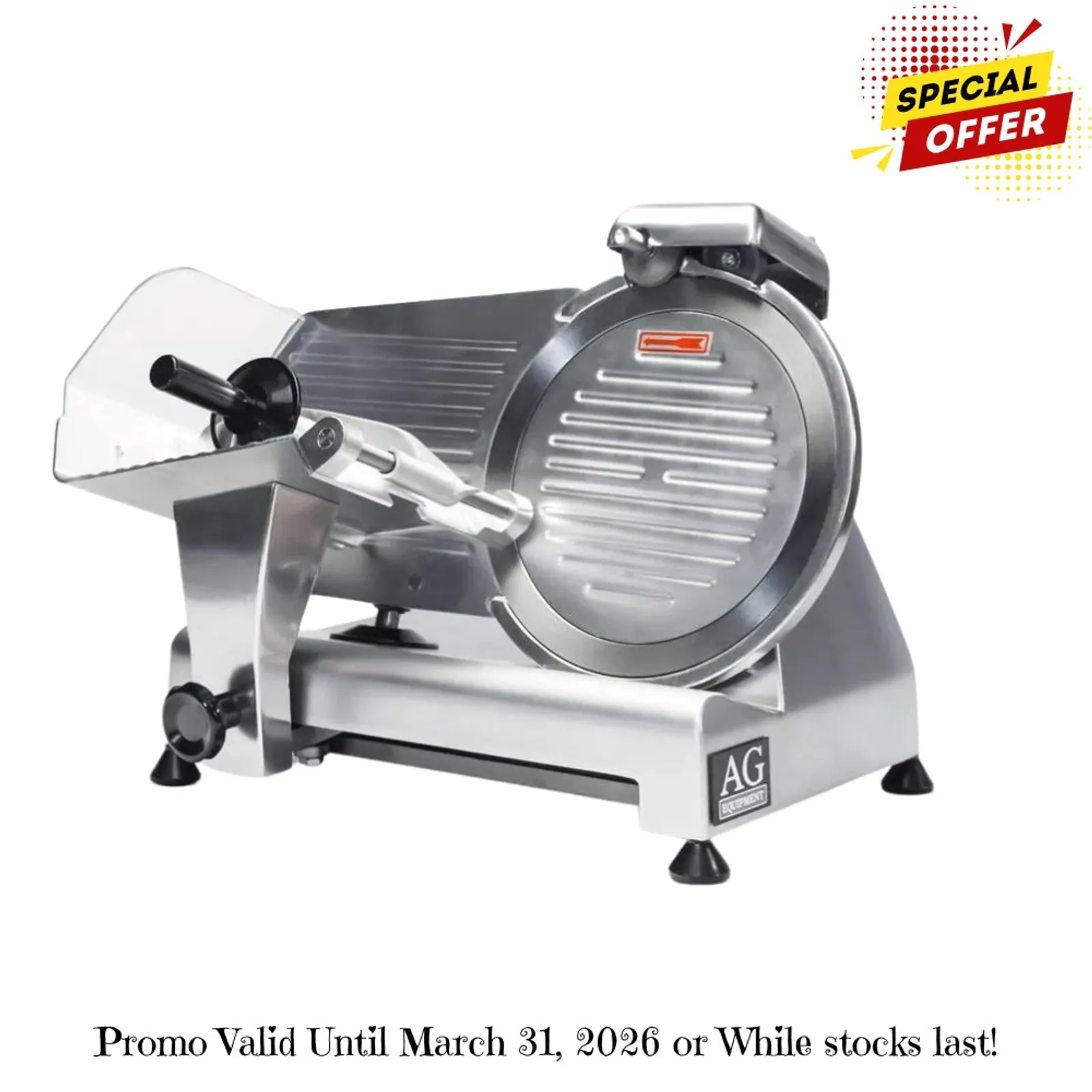 AG Equipment 250ES-10 - 10 Inch (250mm) Meat Slicer