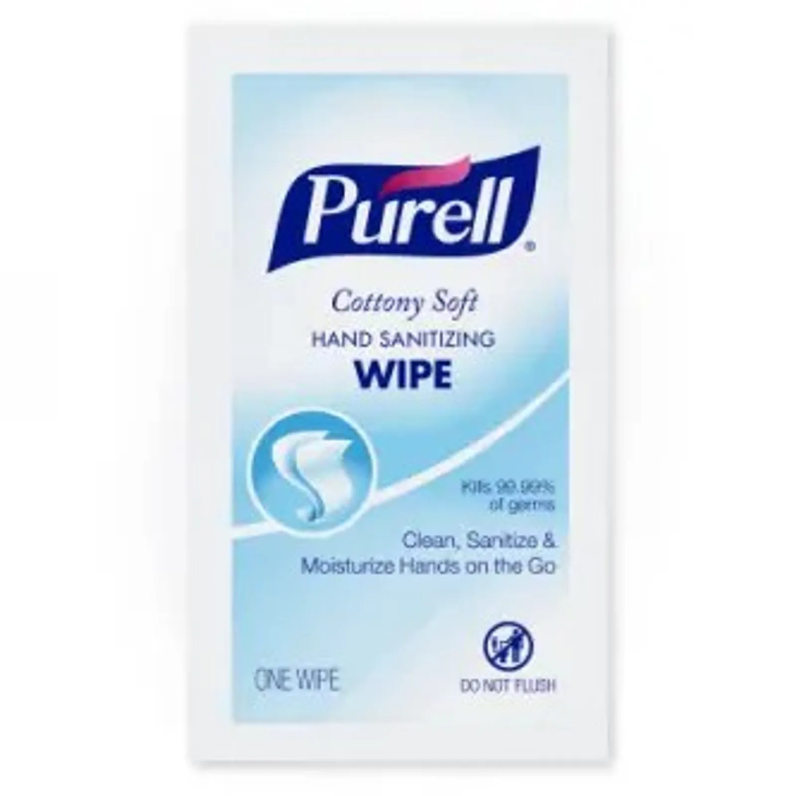 PURELL Cottony Soft Hand Sanitizing Wipes - Single Use (1000 per case)