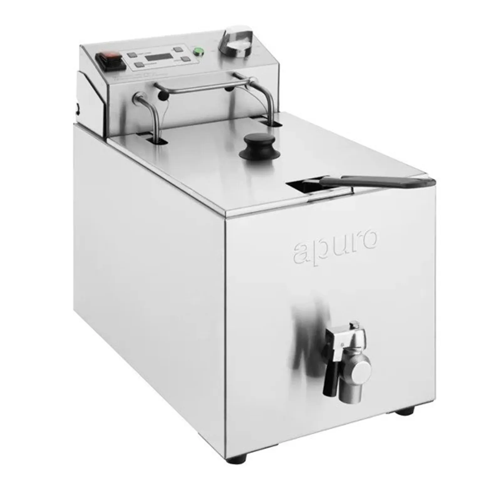 Apuro CU620-A - Single Tank Electric Fryer with Timer - 8Ltr - 2.9kW