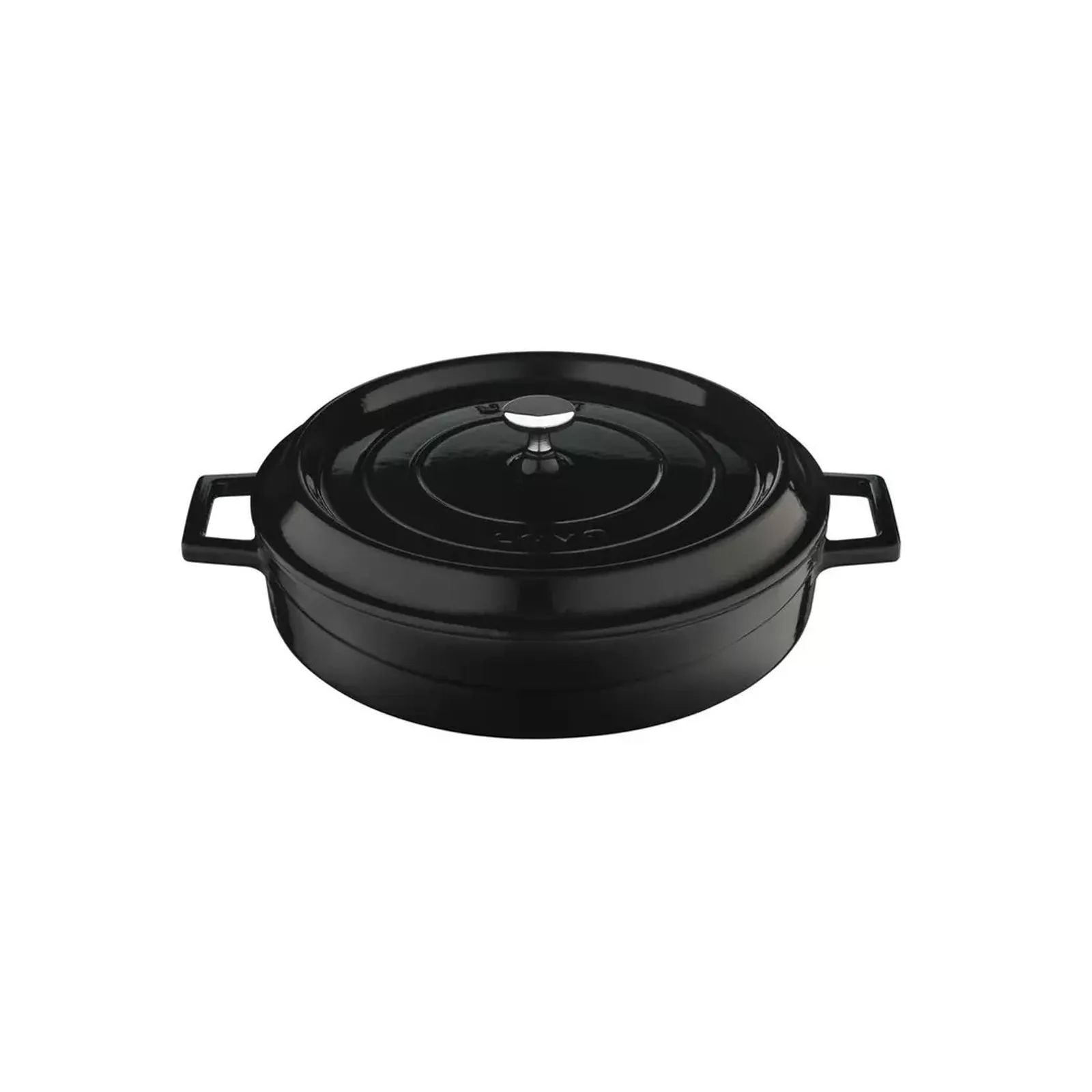 Lava 799228-BK - Casserole-Round, Low, 3.4lt - Black