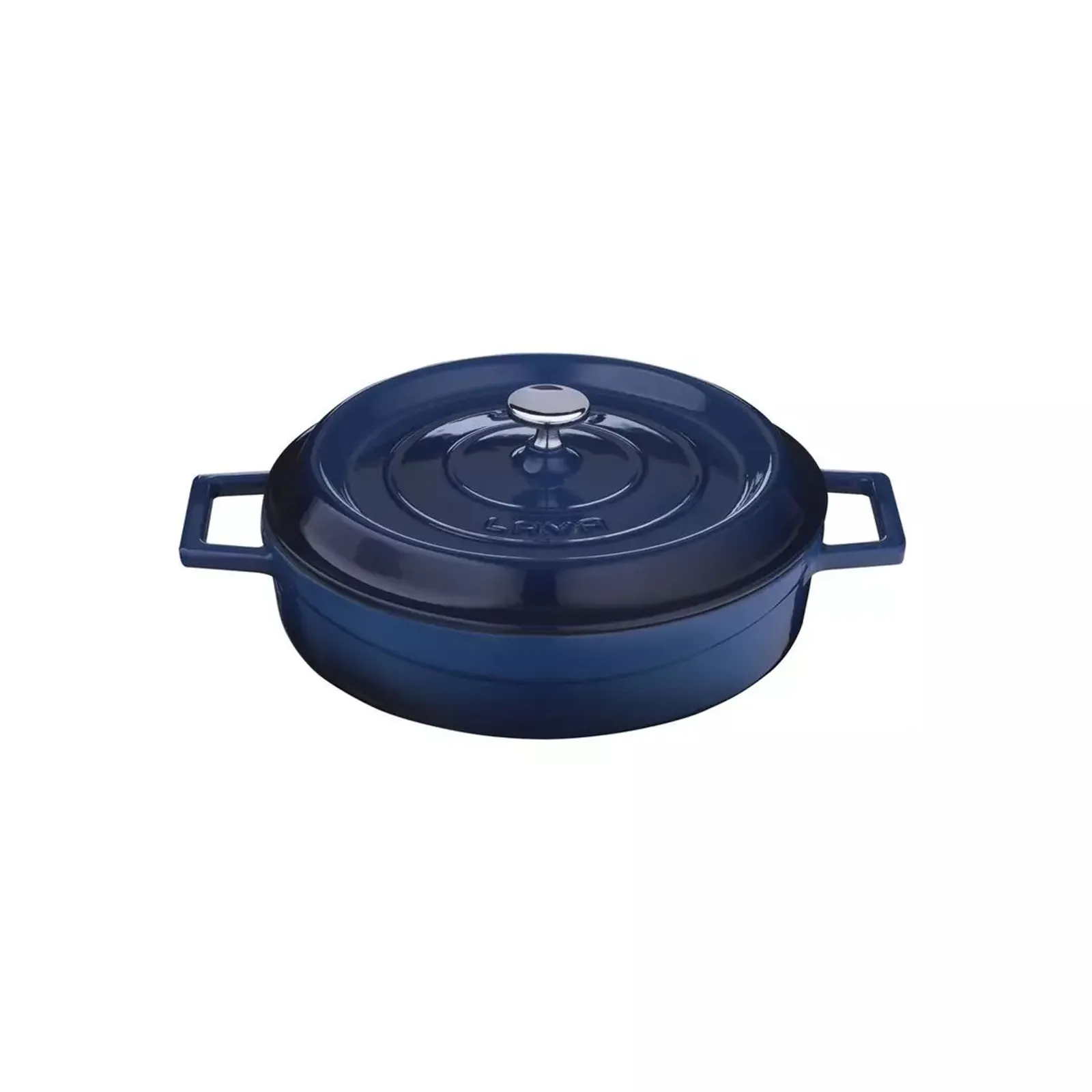 Lava 799228-BL - Casserole-Round, Low, 3.4lt - Blue