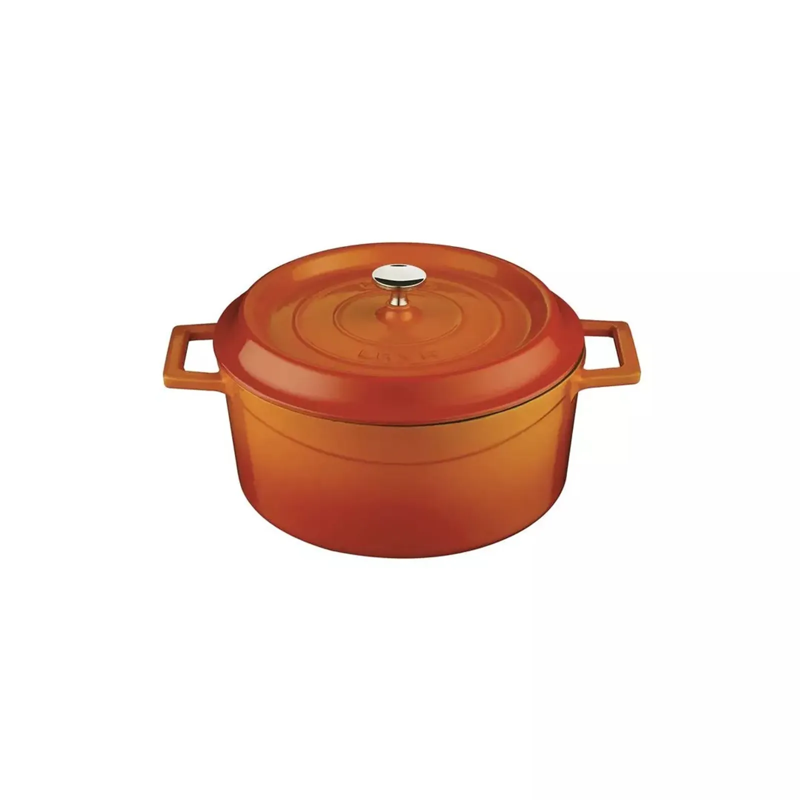 Lava 799024-O - Casserole-Round, Cast Iron, 4.5lt - Orange
