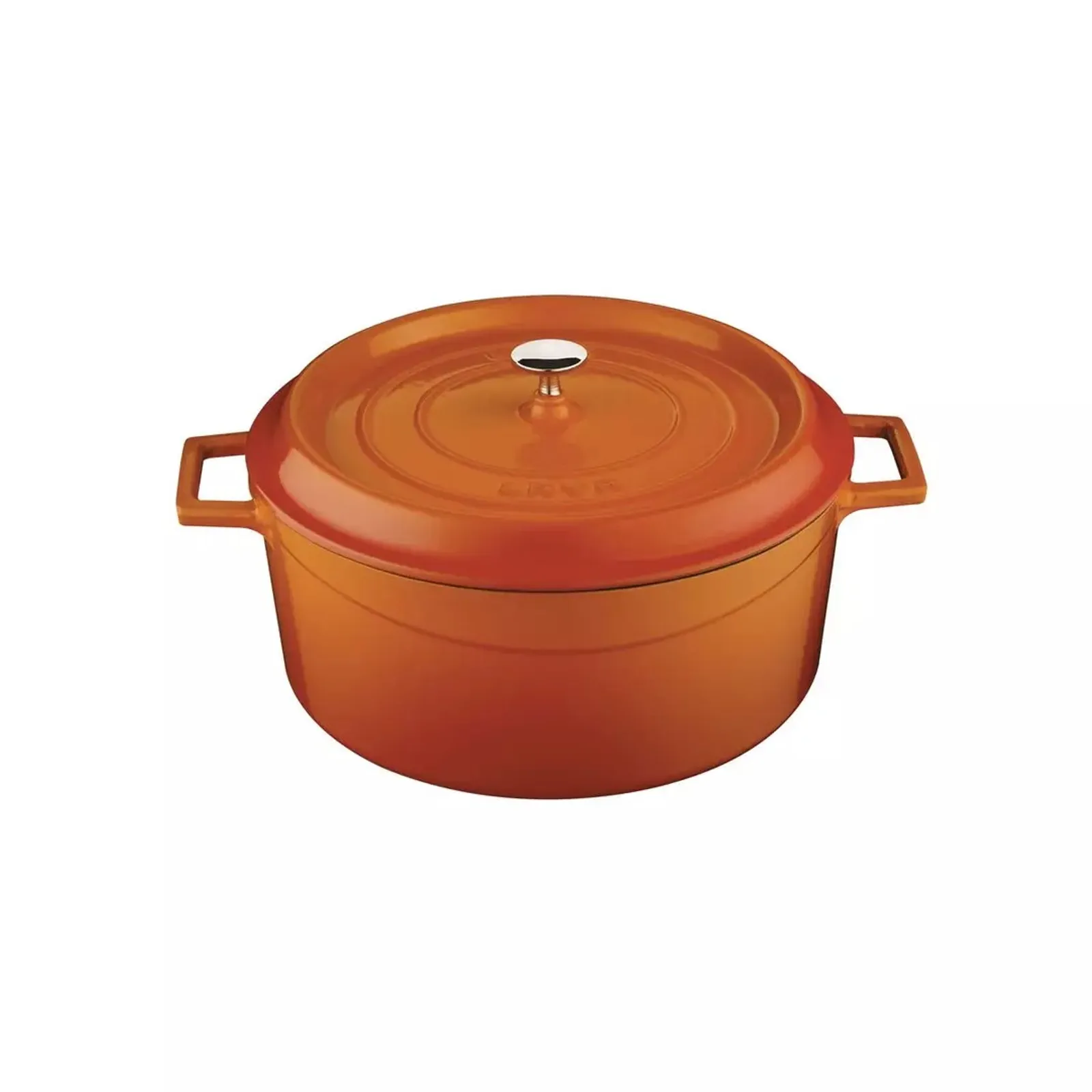 Lava 799028-O - Casserole-Round, Cast Iron, 6.7lt - Orange