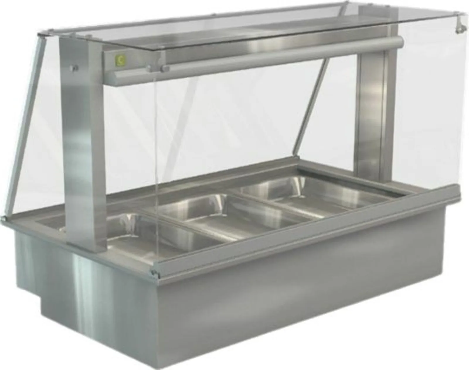 Cossiga LSBM3-FS - Bain Marie - Full Square Glass 1145mm