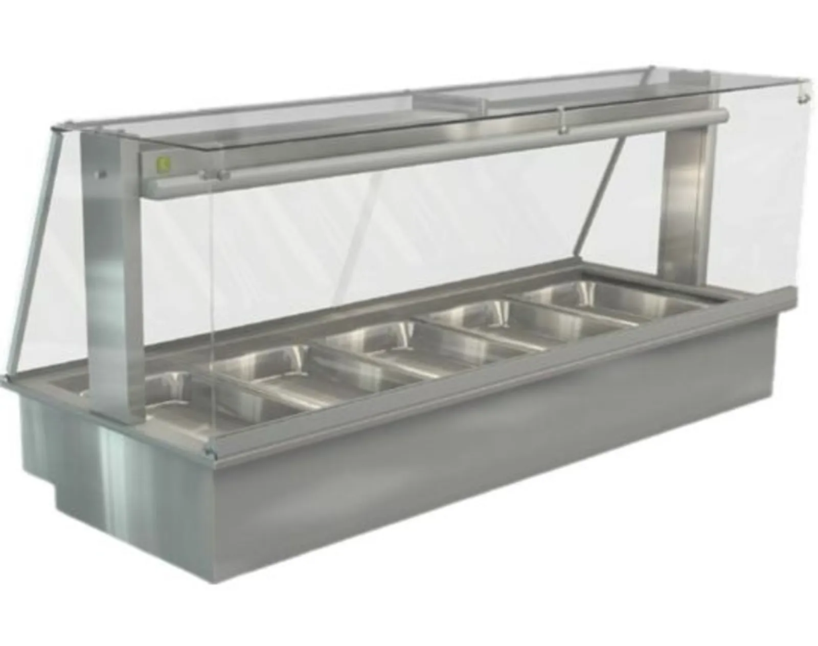 Cossiga LSBM5-FS - Bain Marie - Full Square Glass 1825mm