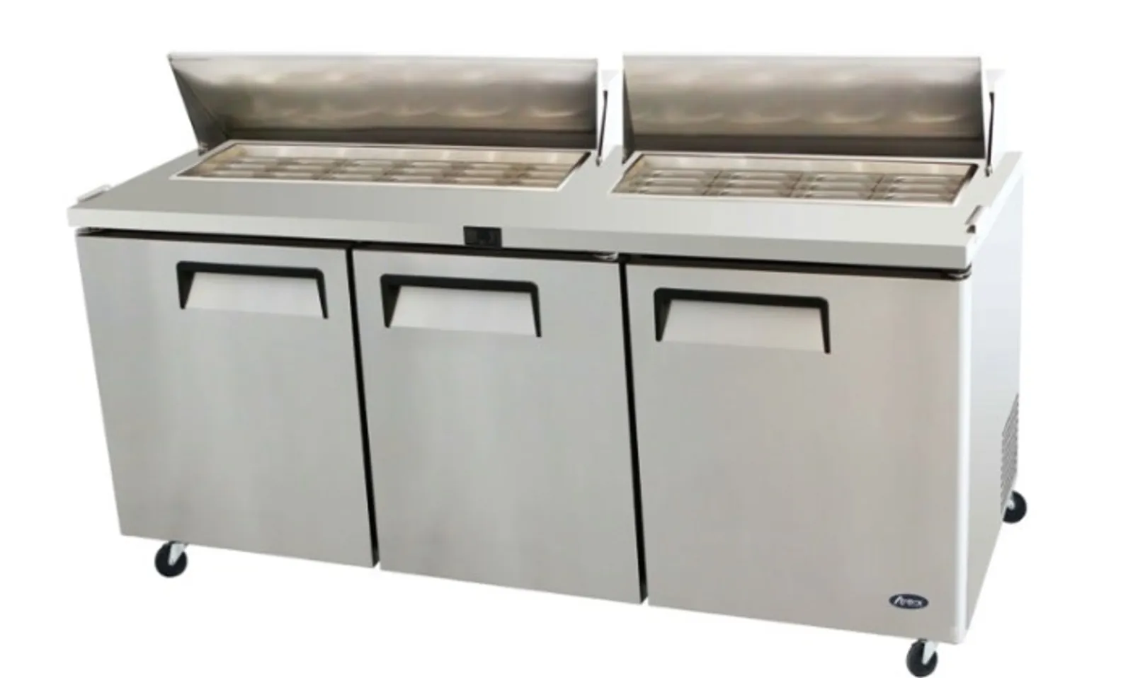 Atosa MSF8308 - 3 Door Sandwich Prep Table Fridge 1846 mm