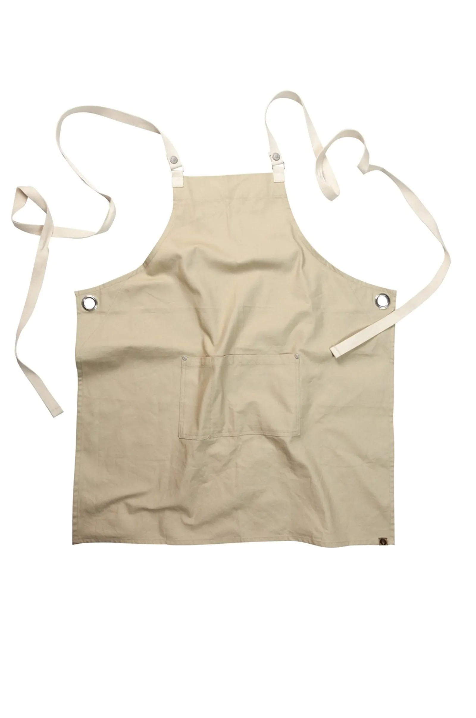Chef Works ACRS602-NAT Byron Cross-Back Natural Apron