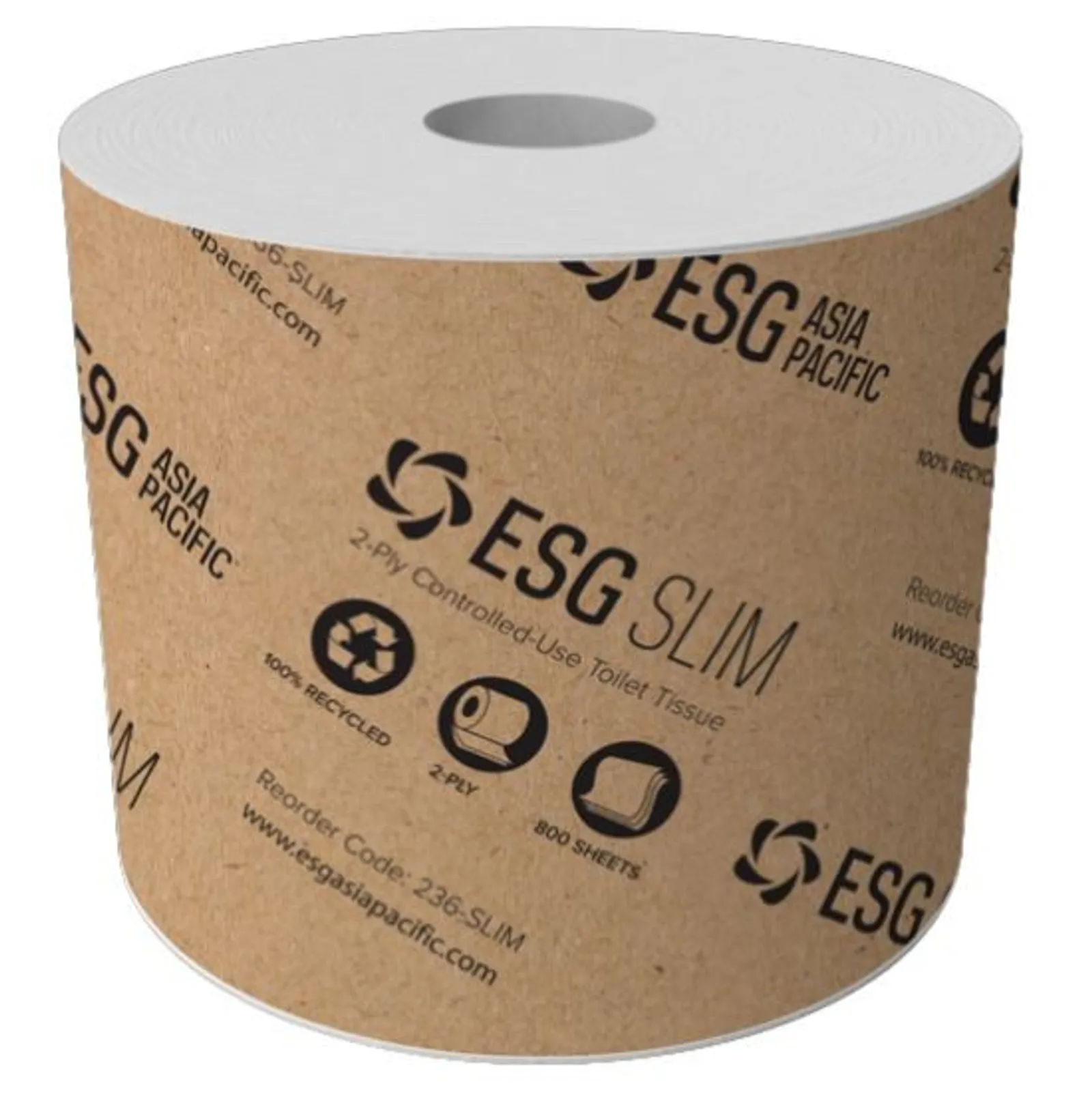 ESG 236-SLIM - Controlled-Use Toilet Tissue 2 Ply (36 rolls per case)