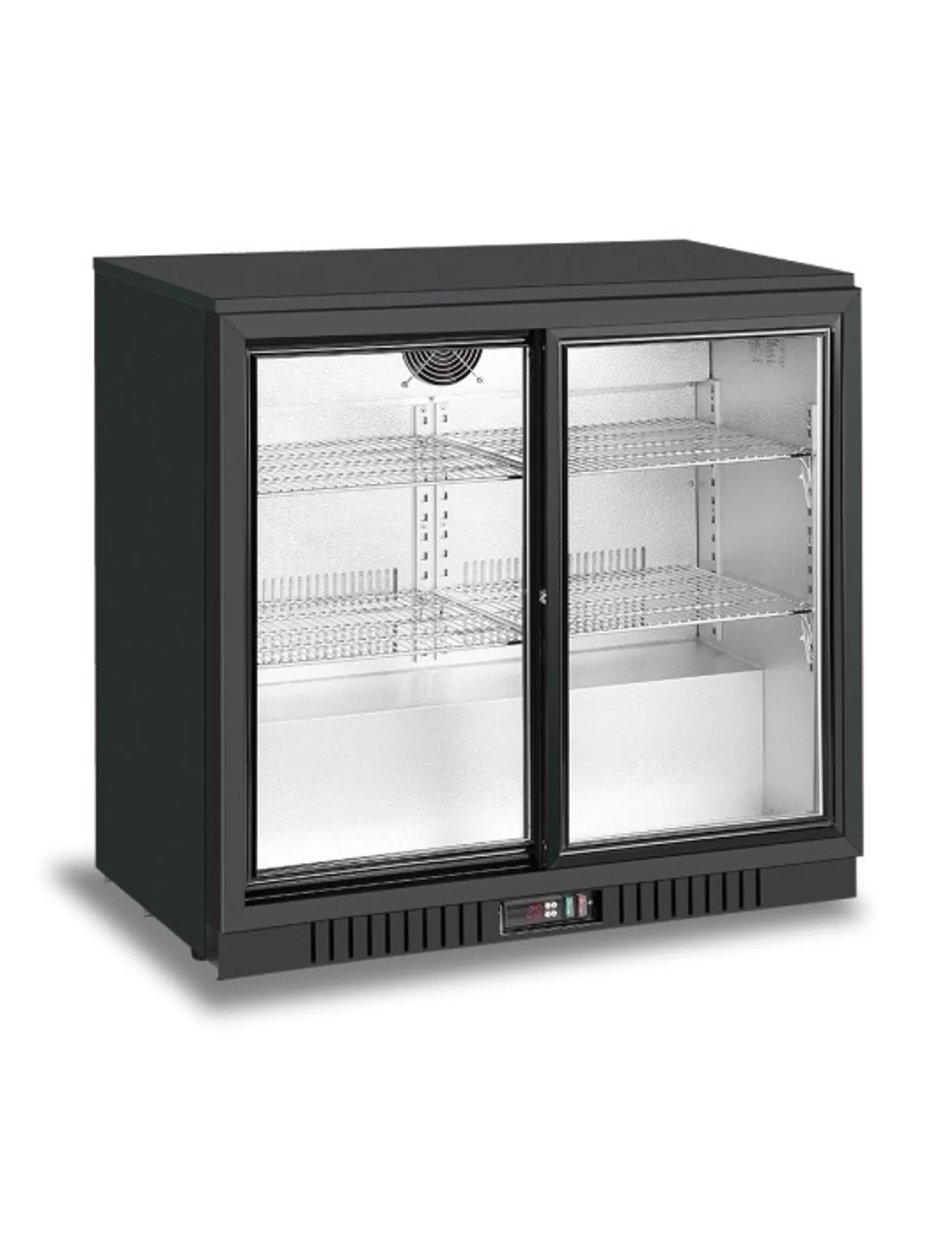 Atosa BB-208SEC - 2 Sliding Door Back Bar Cooler