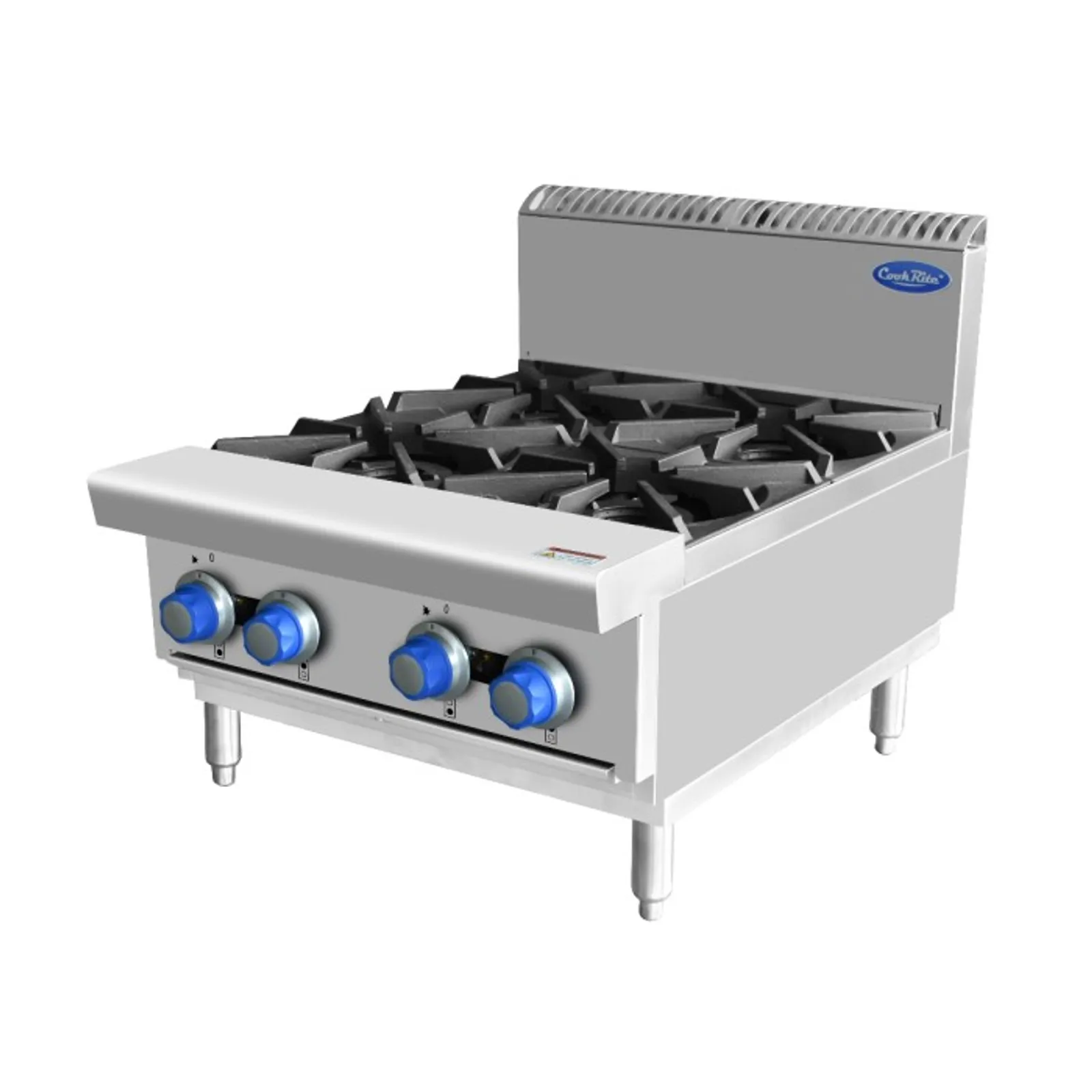 Cookrite AT80G4B-C-LPG - Open 4 Burner Cook Tops LPG