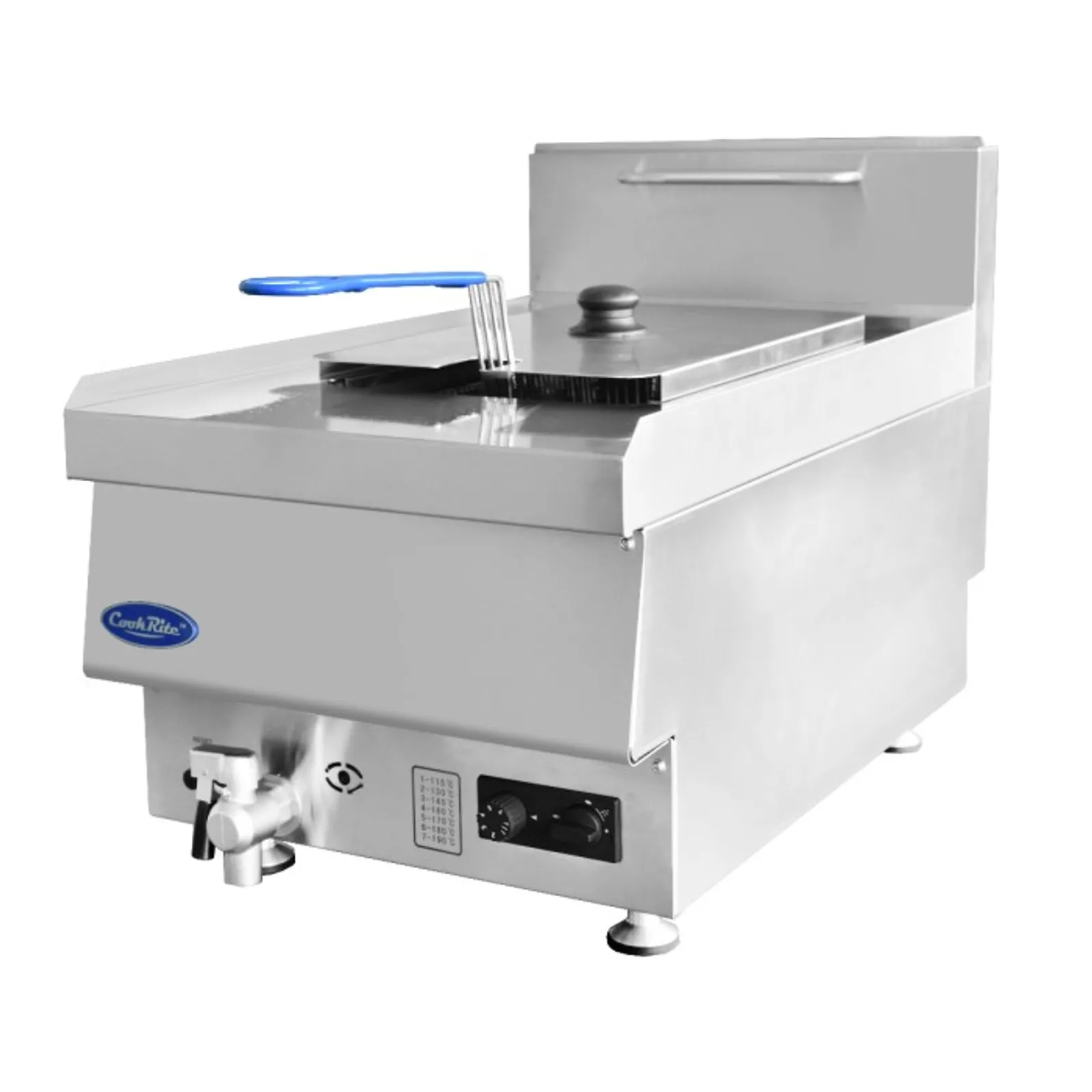 Cookrite AT65G4F-C-NG - 1 Tube Gas Deep Fryer NG