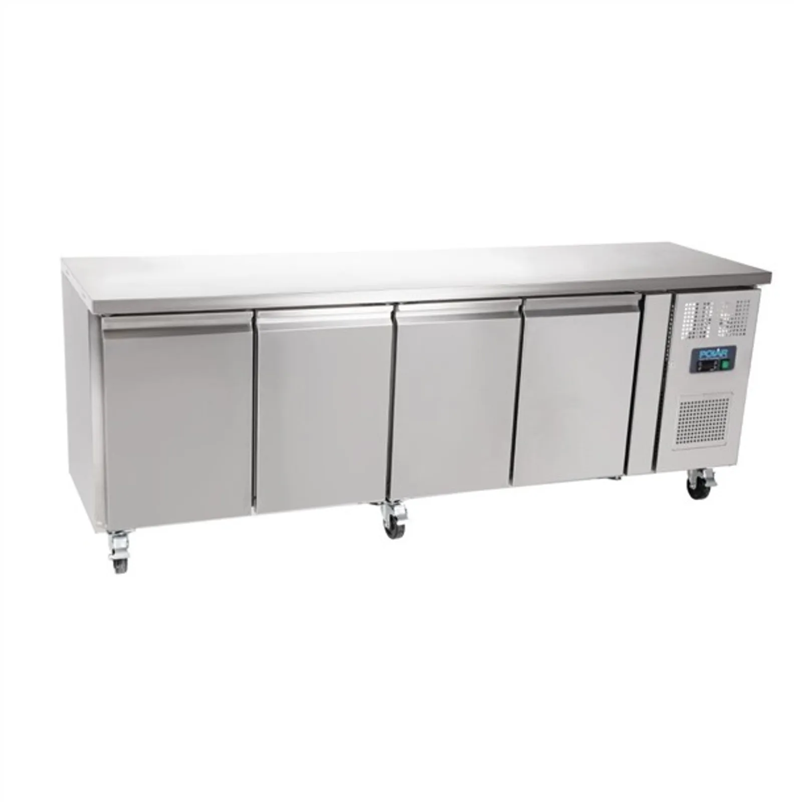 Polar G379-A U-Series - 4 Door Counter Fridge 449Ltr - Warehouse Clearance