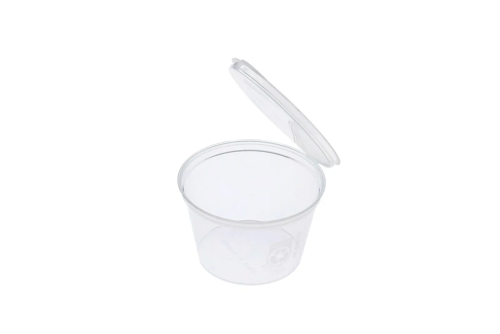 Awesome Plastics AP-S70 - 70ml Sauce Container with Hinged Lid 1000 pcs