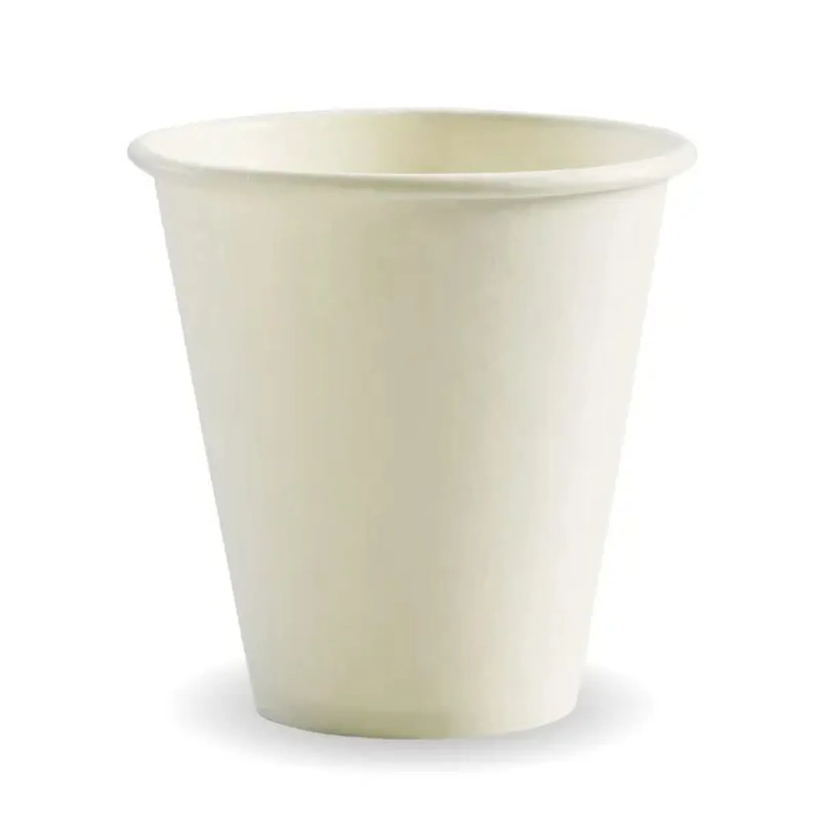 BioPak BC-8W(90) - 280ml / 8oz (90mm) White Single Wall BioCup