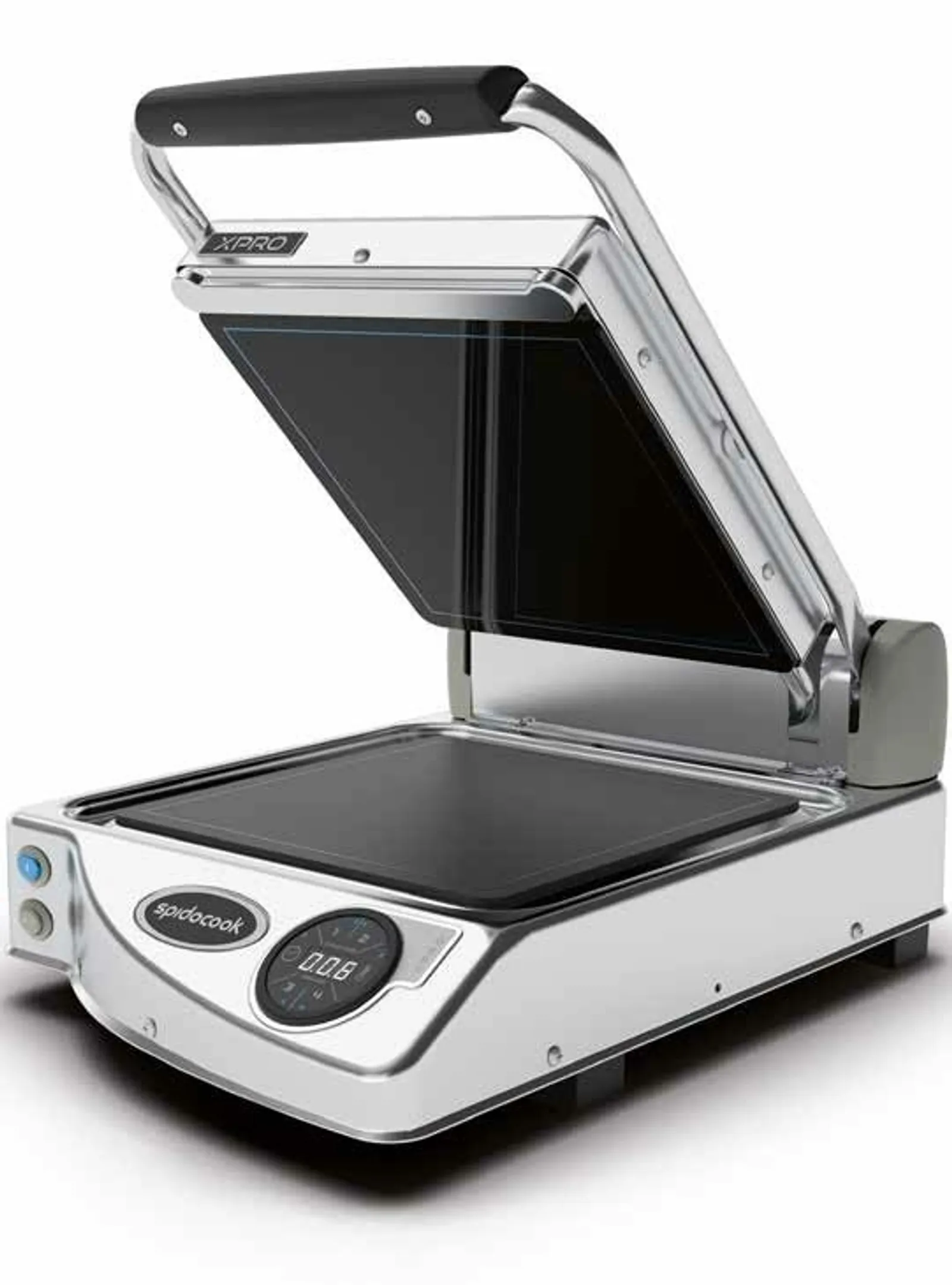 SpidoGlass XPRO SPE-SP010X - Single Digital Sandwich Press