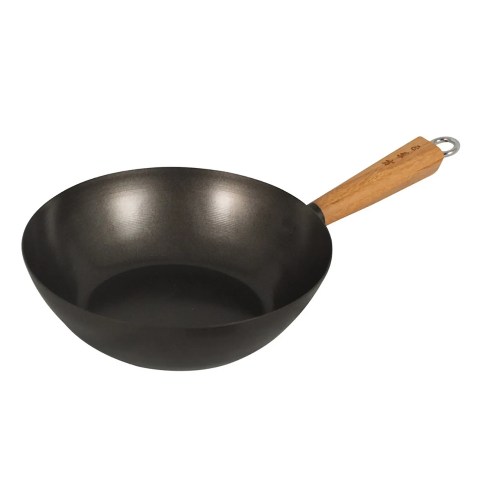 Avanti 40571 - Non-Stick Wok - 27cm - Carbon Steel/Bamboo Handle