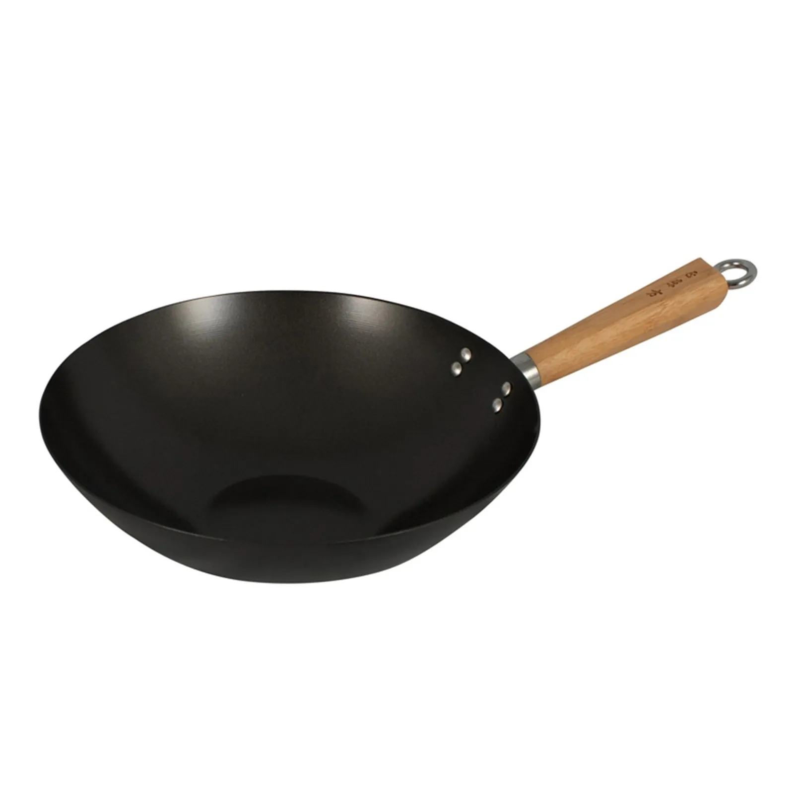 Avanti 40572 - Non-Stick Wok - 30cm - Carbon Steel/Bamboo Handle