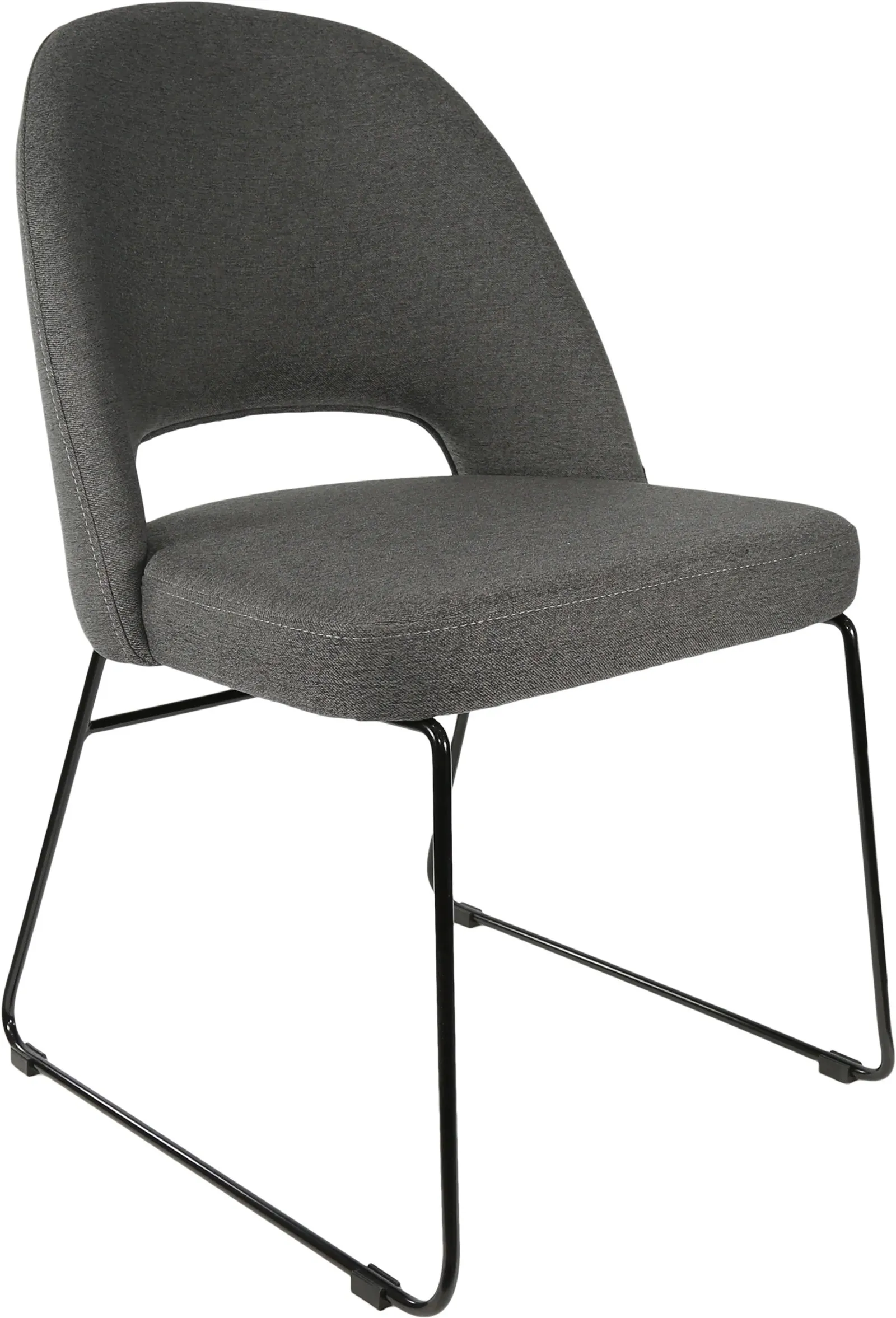 Durafurn Semifreddo Chair with Black Sled Base