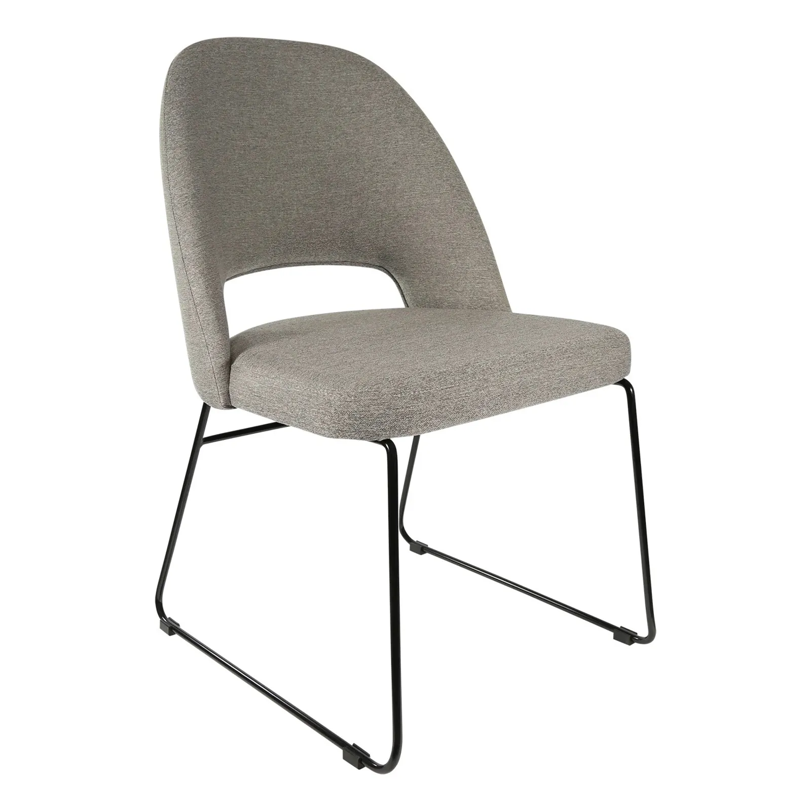 Durafurn Semifreddo Chair with Black Sled Base