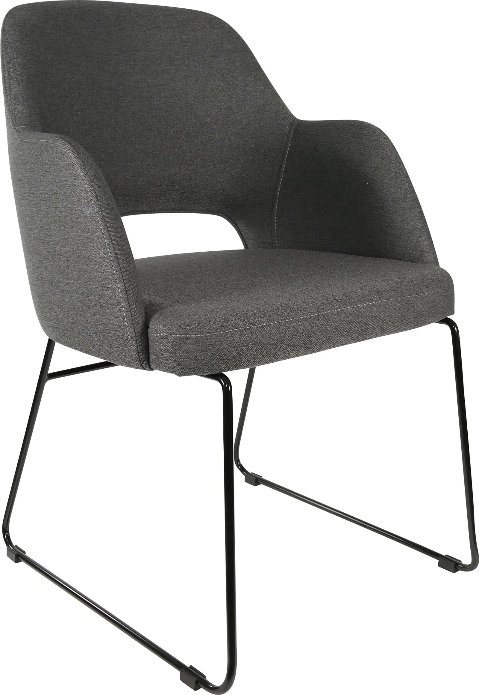Durafurn Sorbet Chair with Black Sled Base