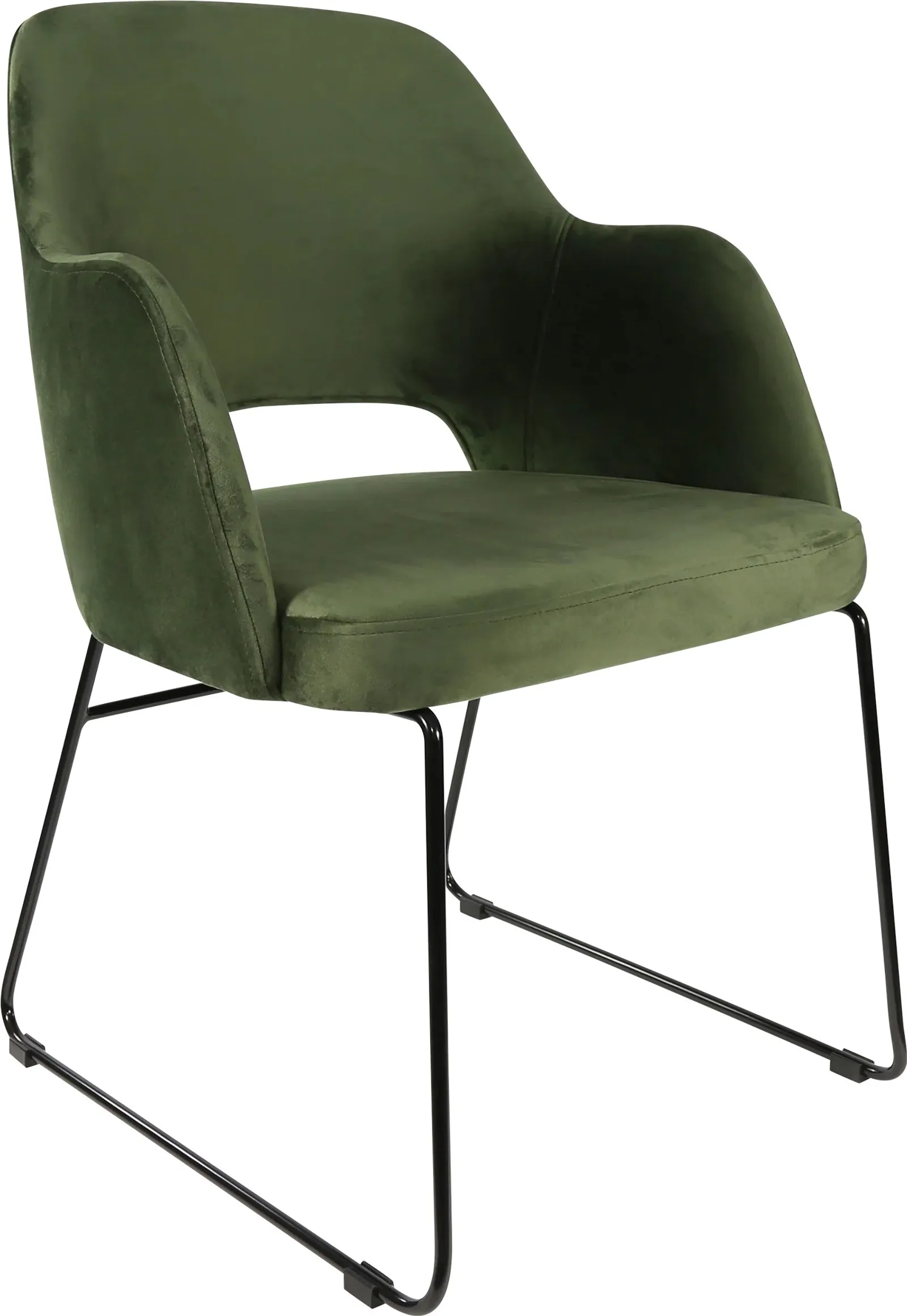 Durafurn Sorbet Chair with Black Sled Base