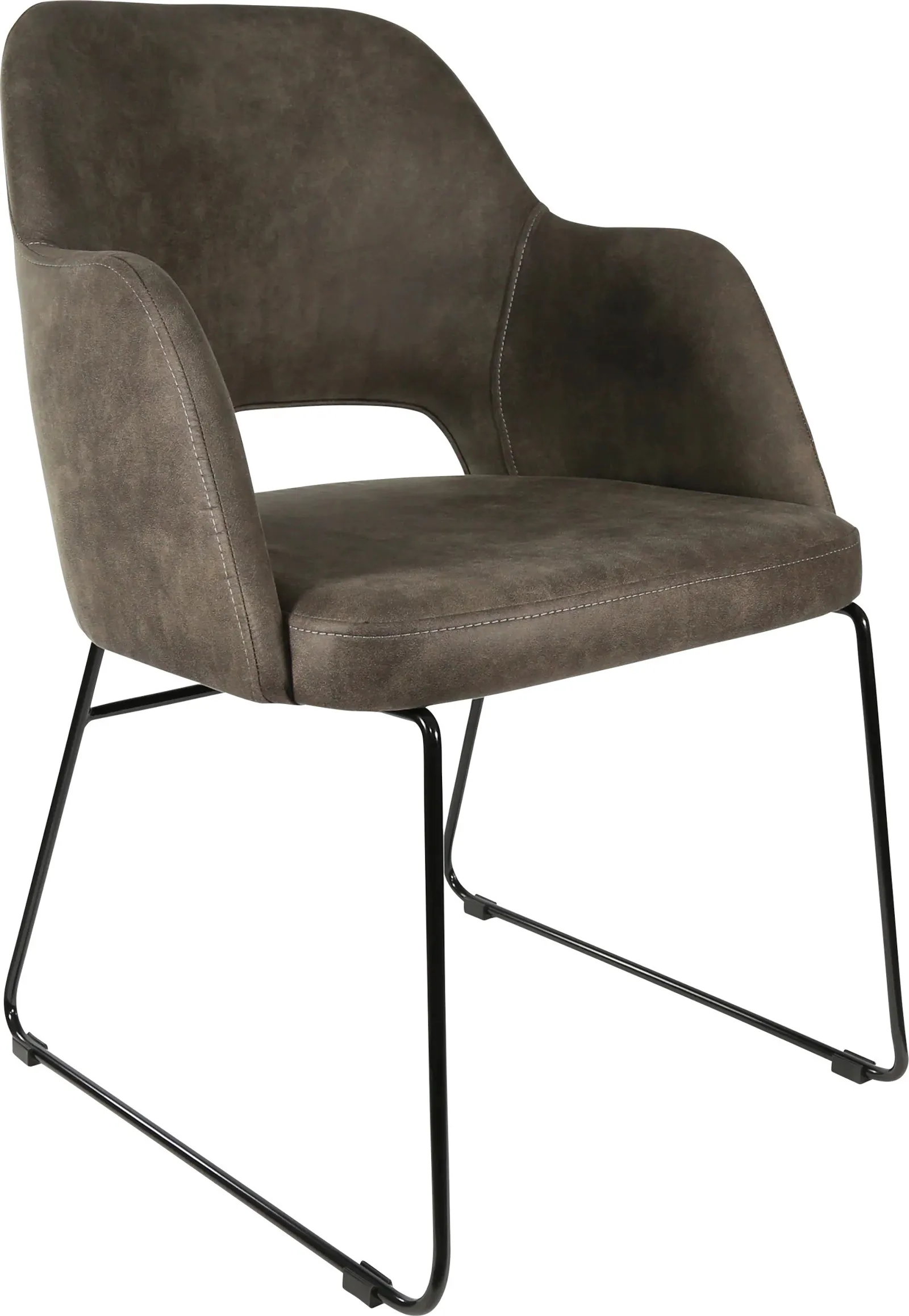 Durafurn Sorbet Chair with Black Sled Base