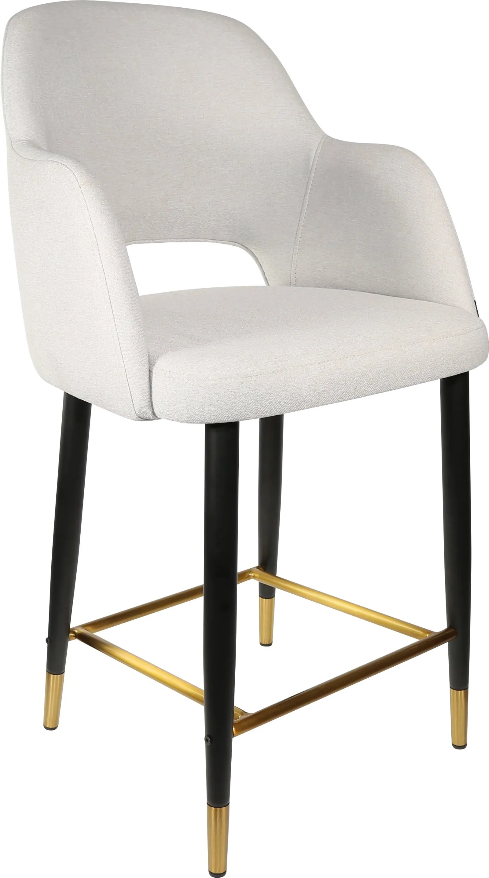 Durafurn Sorbet Counter Stool - Black Metal 650h Legs