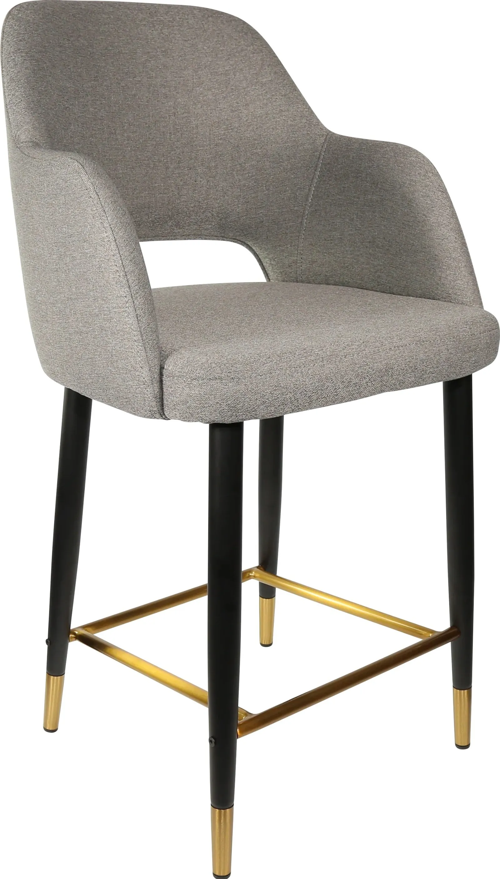 Durafurn Sorbet Counter Stool - Black Metal 650h Legs