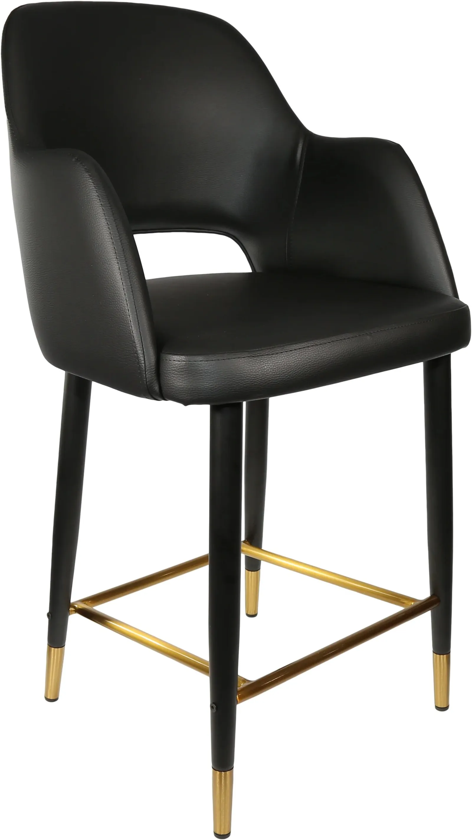 Durafurn Sorbet Counter Stool - Black Metal 650h Legs