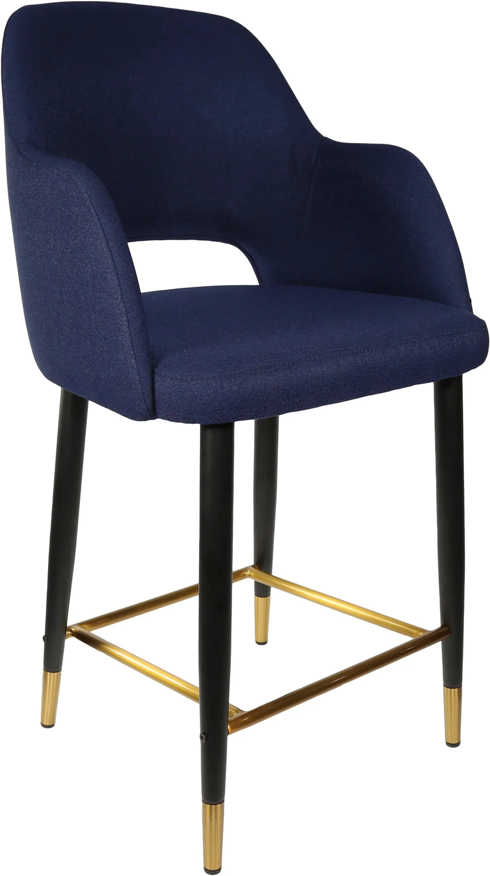 Durafurn Sorbet Counter Stool - Black Metal 650h Legs