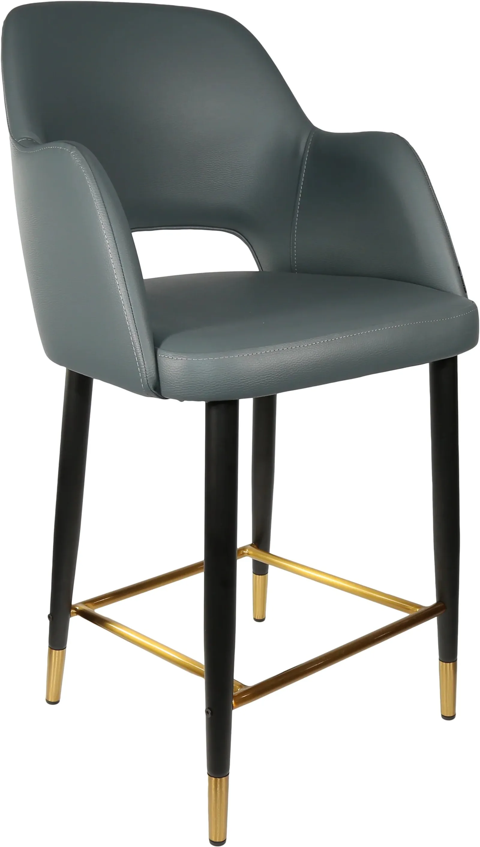 Durafurn Sorbet Counter Stool - Black Metal 650h Legs