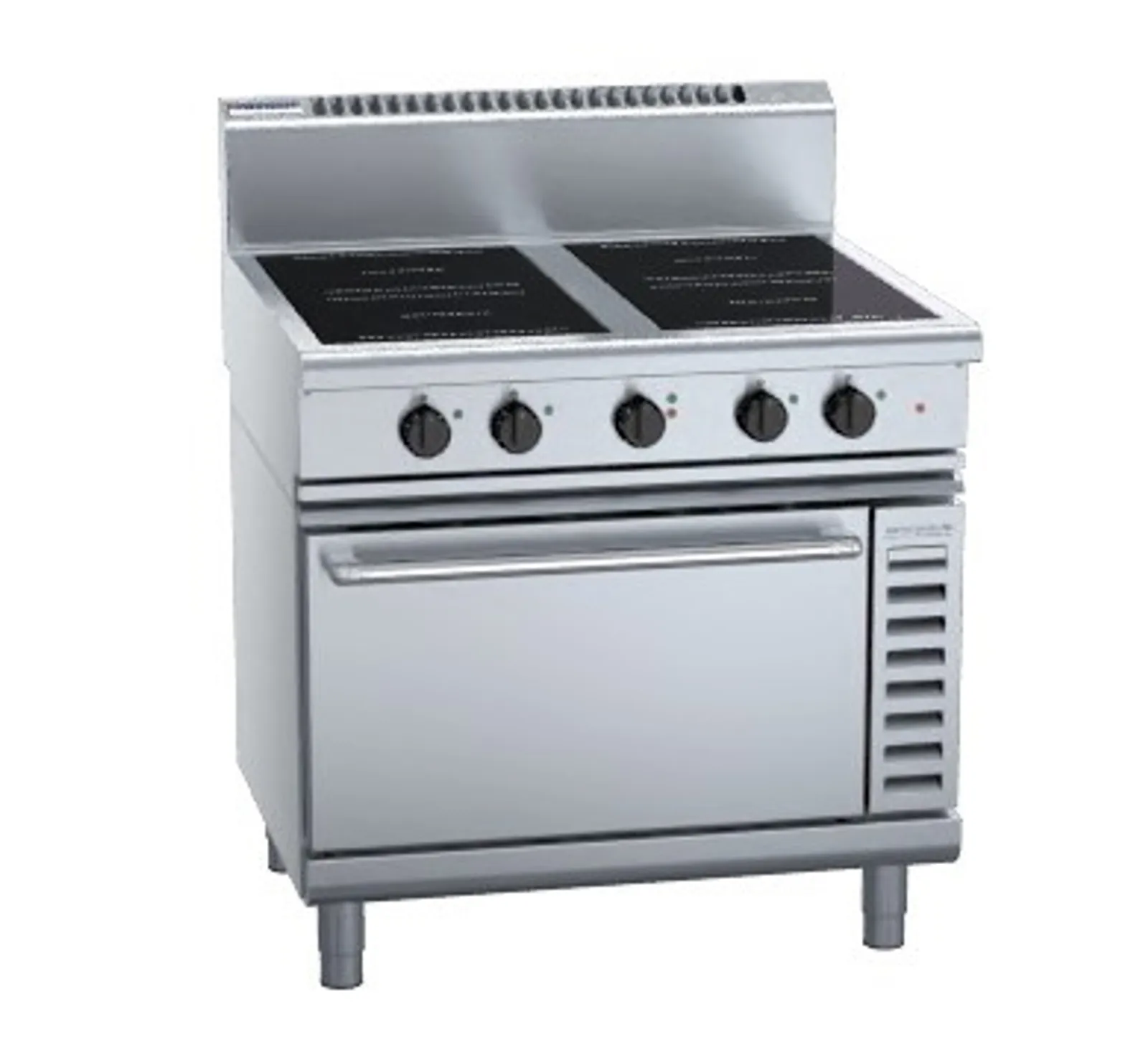 Waldorf 800 Series IN8410ECR3 - 900mm Induction Range Convection Oven