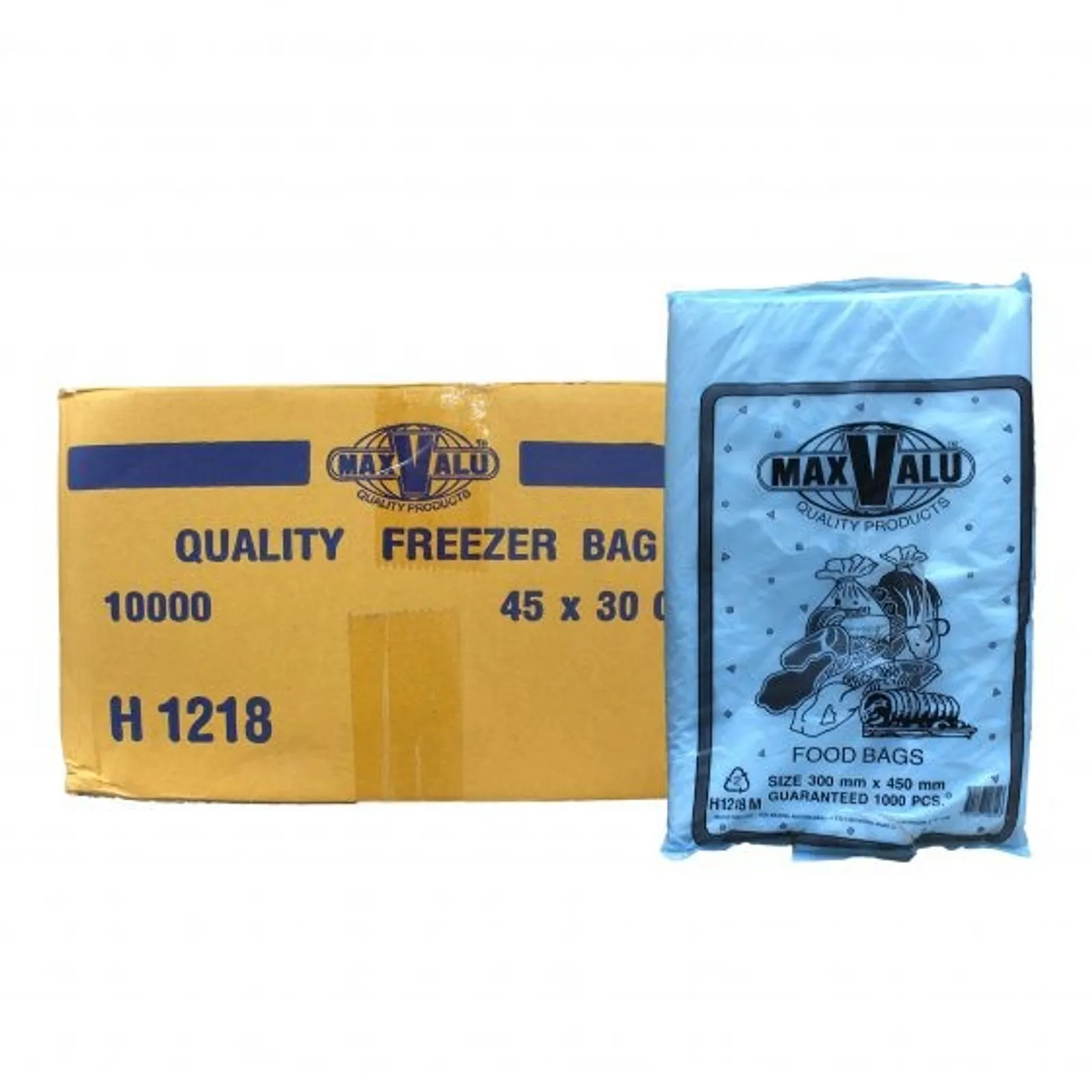 MaxValu H1218 - Quality Freezer Bags 45x30cm 10x1000 pcs