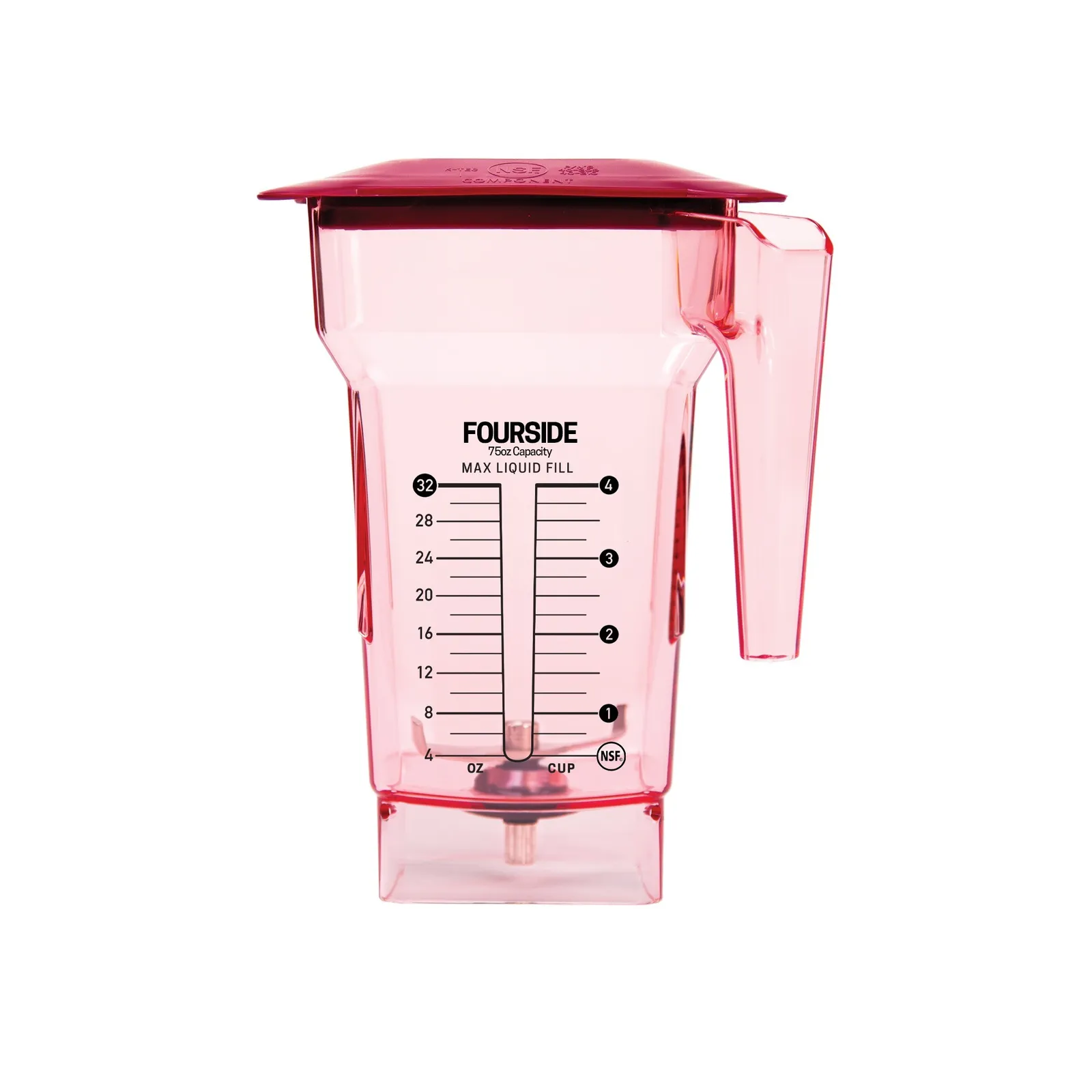 Blendtec BA-40-713-R01 - Coloured Fourside Jar for Blender (Red)