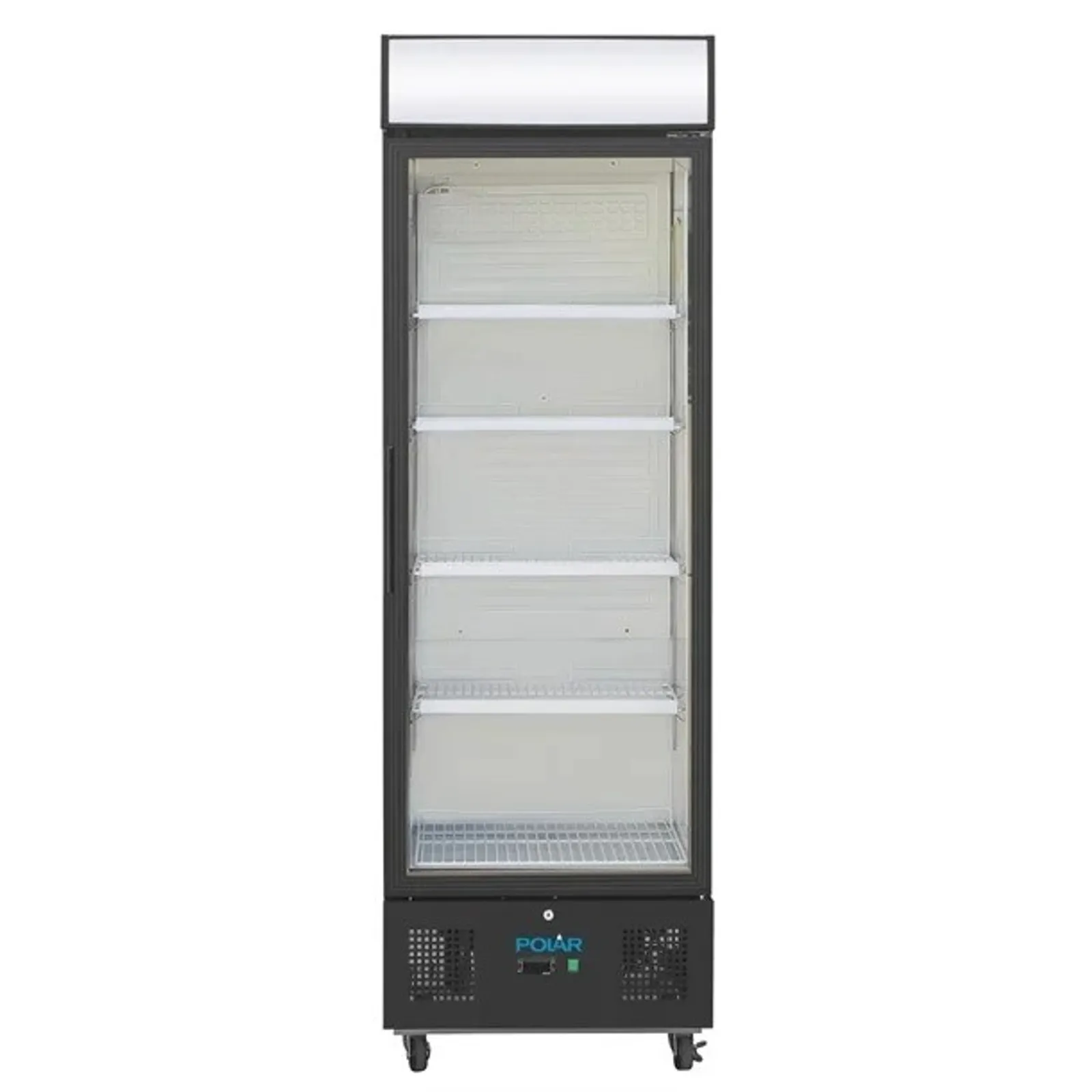 Polar GH427-A - G-Series Upright Display Fridge 368Ltr Black