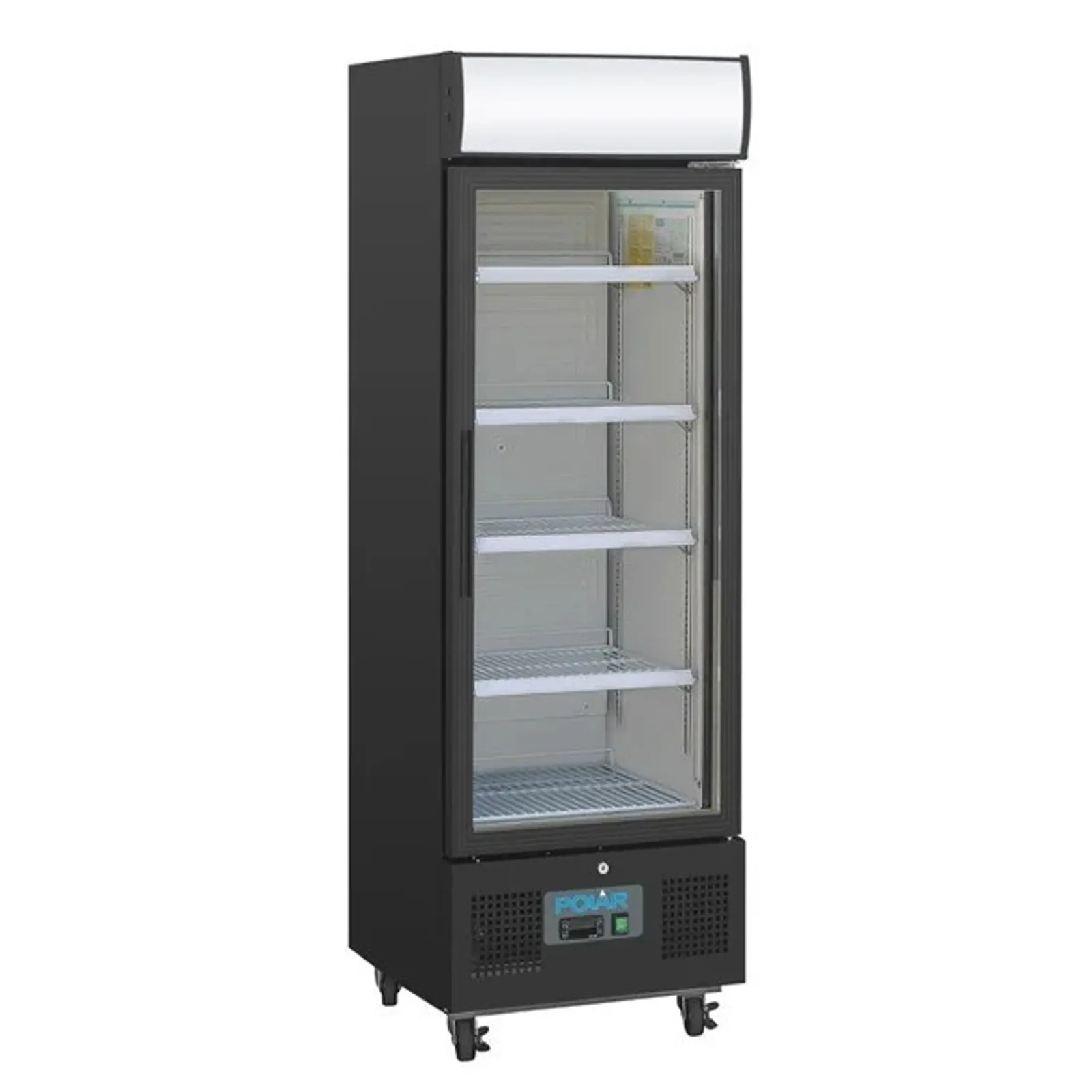 Polar GH426-A - G-Series Upright Display Fridge 218Ltr Black