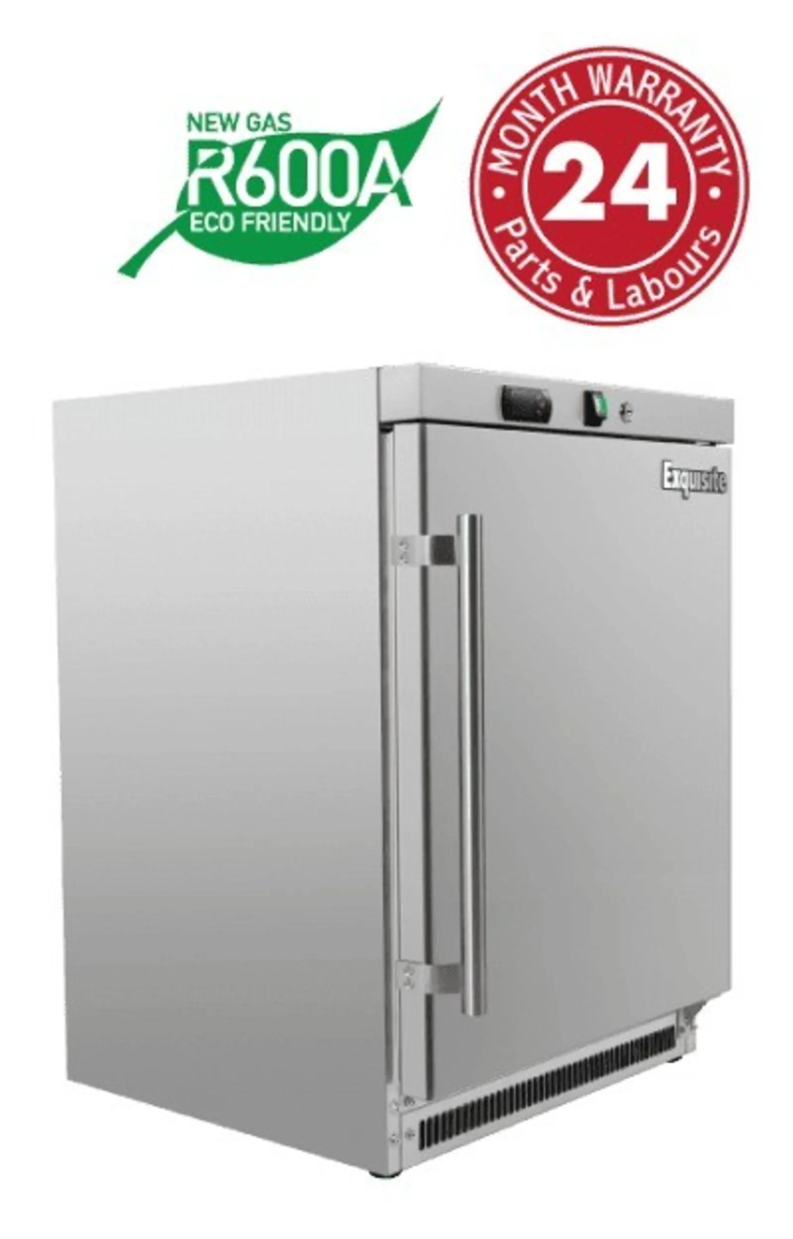 Exquisite MC210H - 1 Solid Door Underbench Storage Fridge